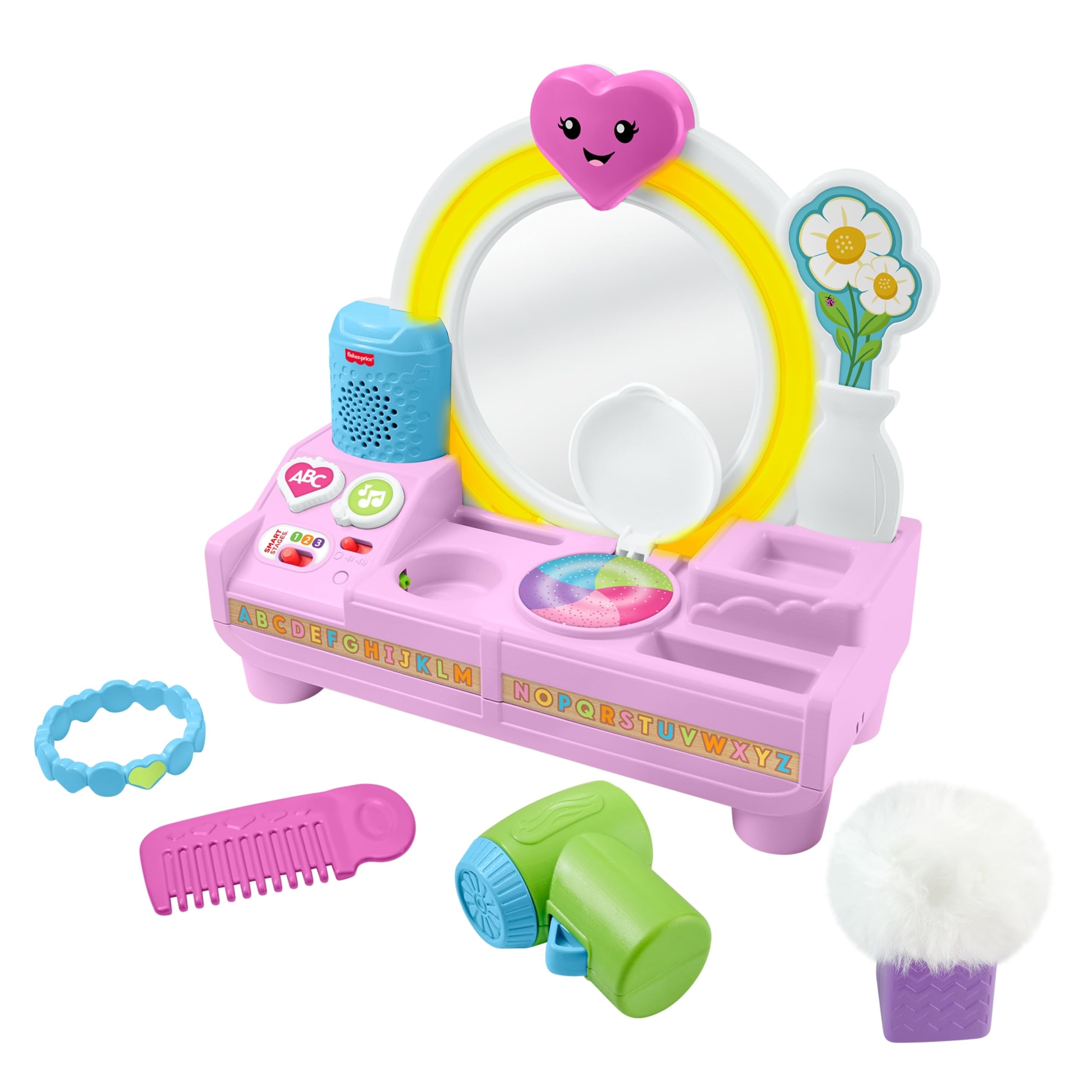 Fisher-Price Laugh & Learn Let’s Get Ready Vanity Toy, Multilanguage