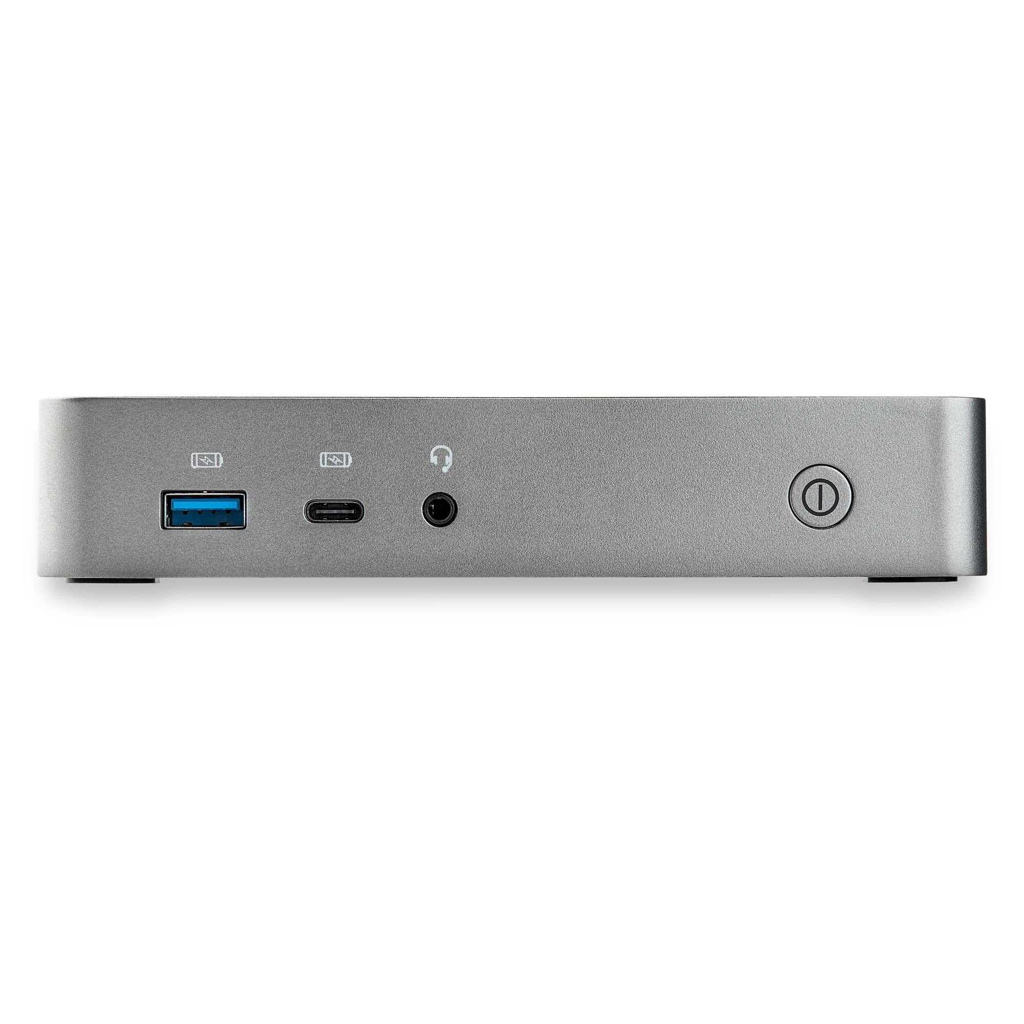 StarTech Docking Station USB-C DisplayLink Doppio HDMI 1080p, 65W PD, GbE | Doppio Monitor 1080p, Spina EU, 1x USB-C e 3x USB-A, Ethernet Gigabit, USB 3.0