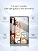 Protector de Pantalla para Teclast T65 Android 15 Tablet 13 Pulgadas, Anti-Rayaduras Dureza 9H Sensible al Tacto Bordes Redondeados 2.5D Sin Burbujas Fácil de Instalar, Paquete de 2. 3