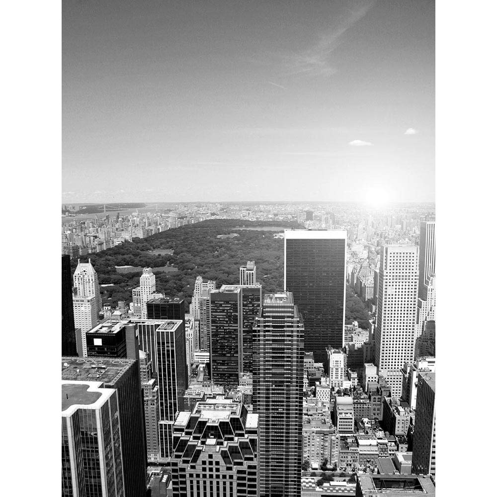Artery8 Unframed Wall Art New York City Black White12X16 Inch from B&Q