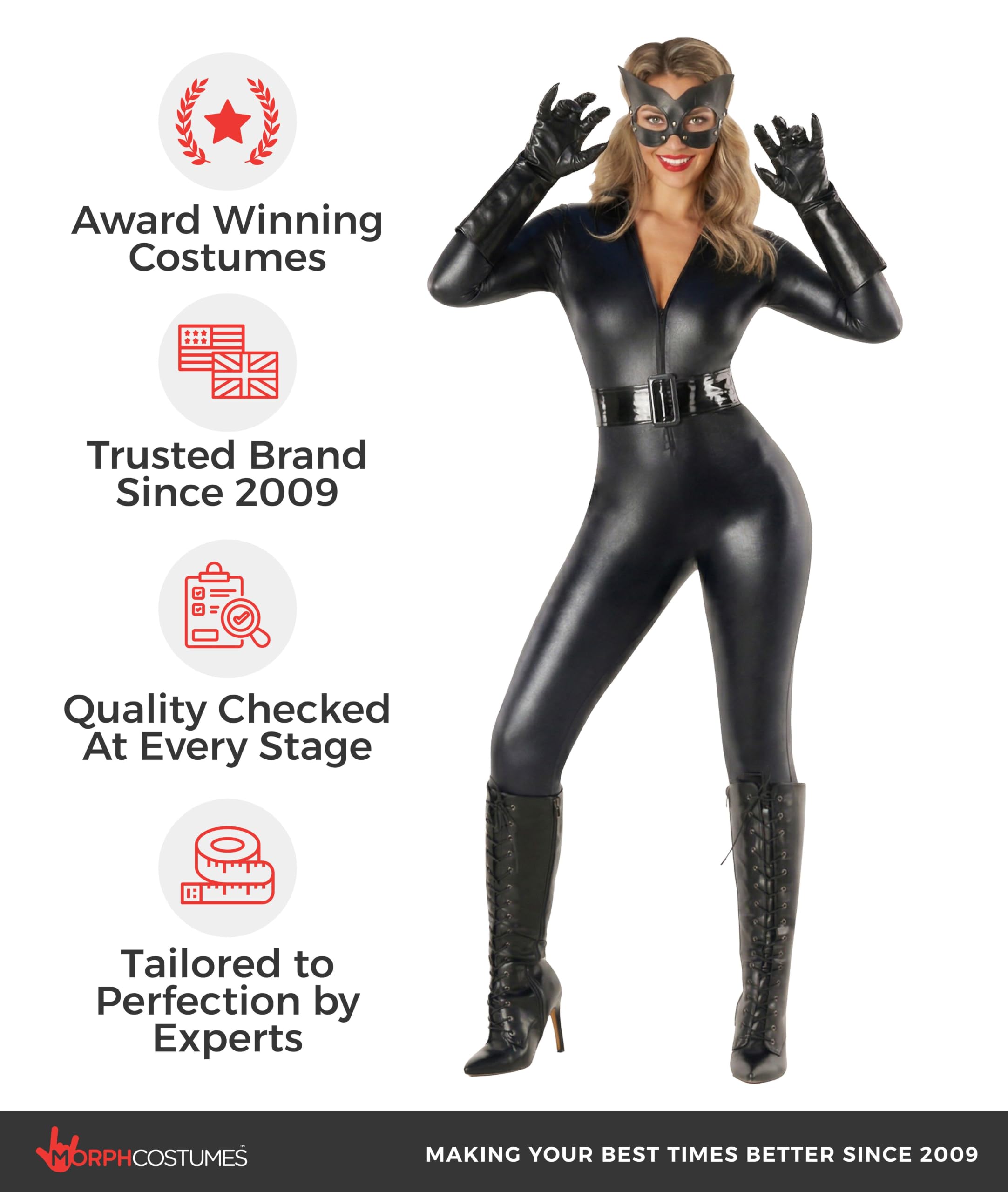 Morph Costume Gatta Donna, Costume Halloween Donna