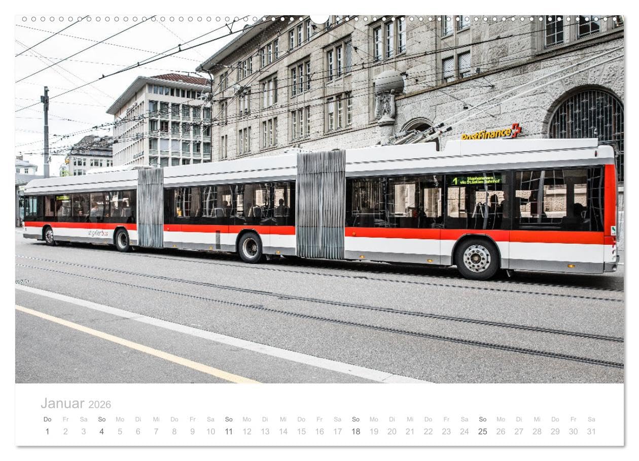 Bus, Bahn und Co. - Faszinierende Fahrzeuge (hochwertiger Premium Wandkalender 2026 DIN A2 quer), Kunstdruck in Hochglanz: Die Traumwagen des ... auf exzellenten Fotos (CALVENDO Mobilitaet)