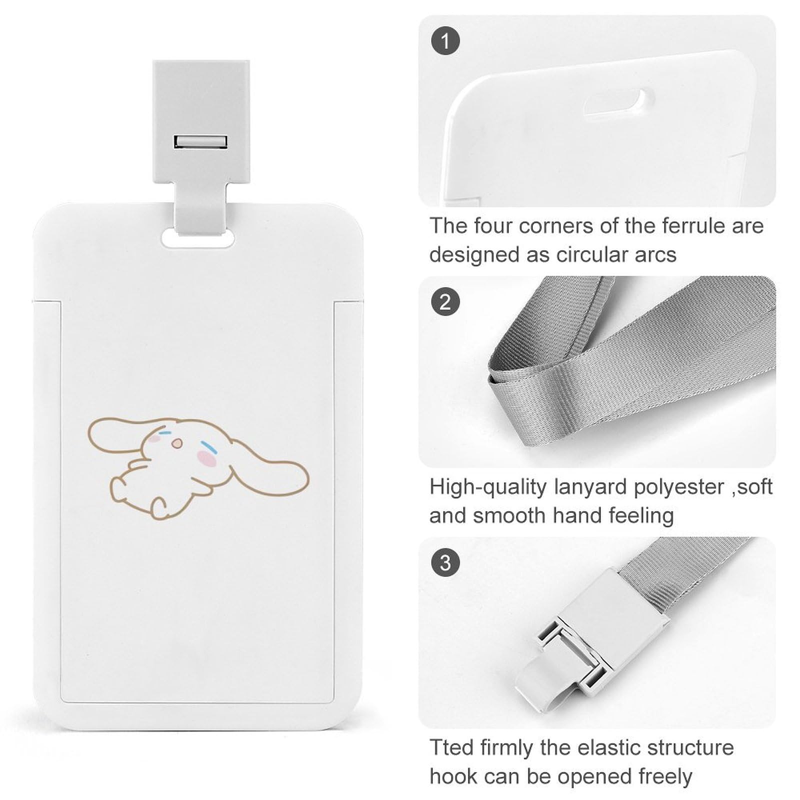 Amazon.co.jp: シナモロール シナモン ネームホルダー おしゃれ 首掛け 