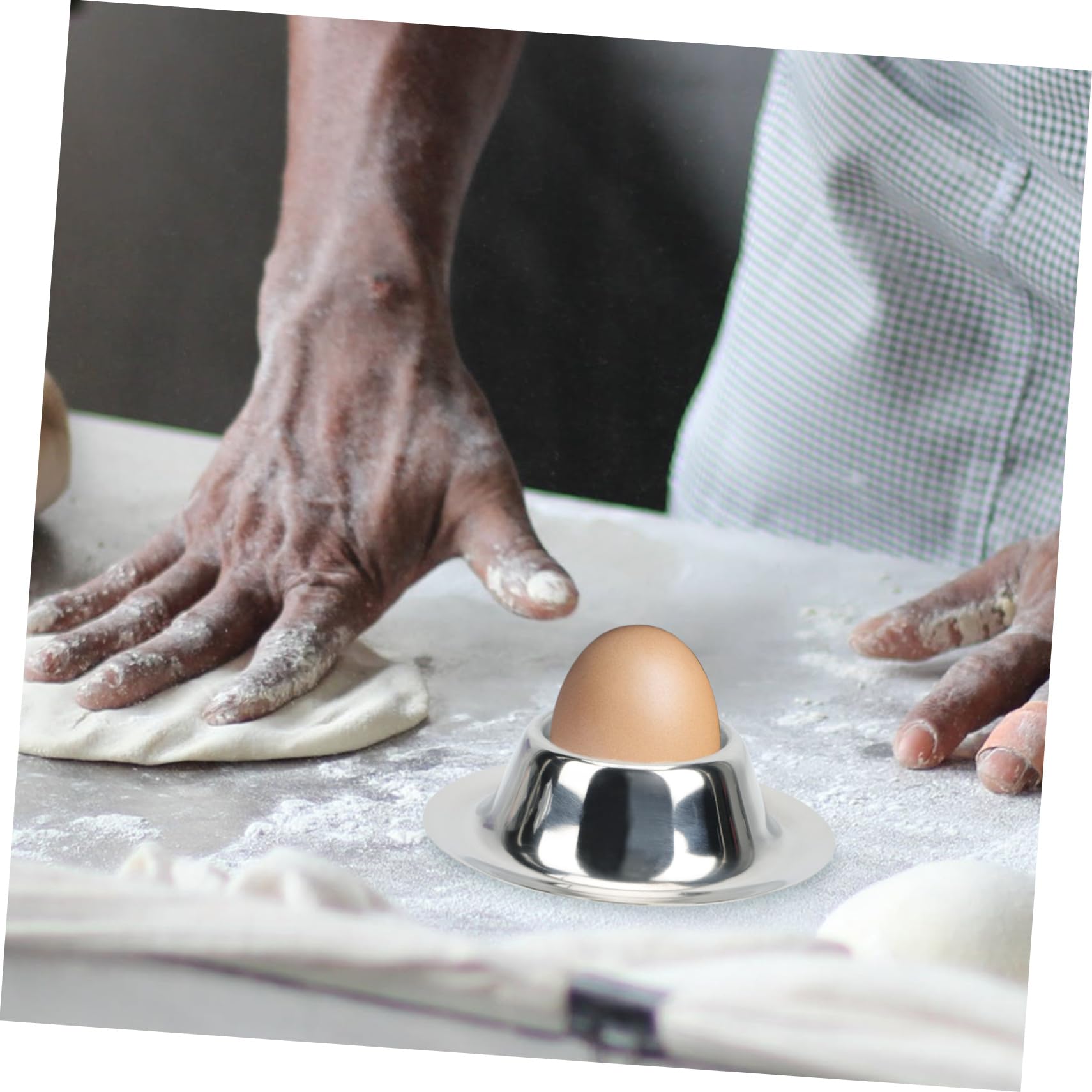 HOLIDYOYO 4pcs Egg Tray Breakfast Cups Pottery Egg Cups Egg Holder Container Household Egg Cup Egg Accessory Egg Display Tray Baked Egg Cups Egg Holding Cup Eggs Egg Holders Stainless Steel