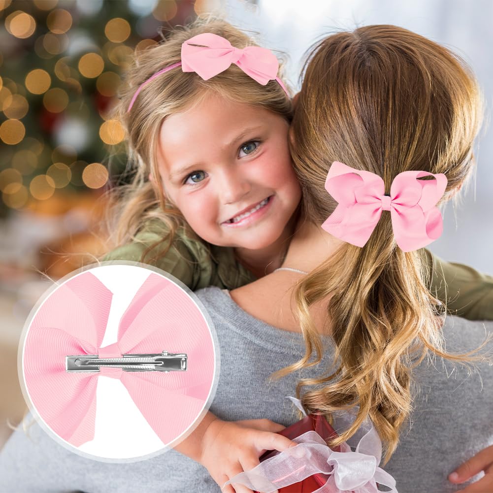 JOYOYO 360 Elastici Per Capelli Morbidi Per Bambine E Ragazze: Piccoli, 2 Cm, Rosa – Accessori Capelli Senza Cuciture, Non Tirano