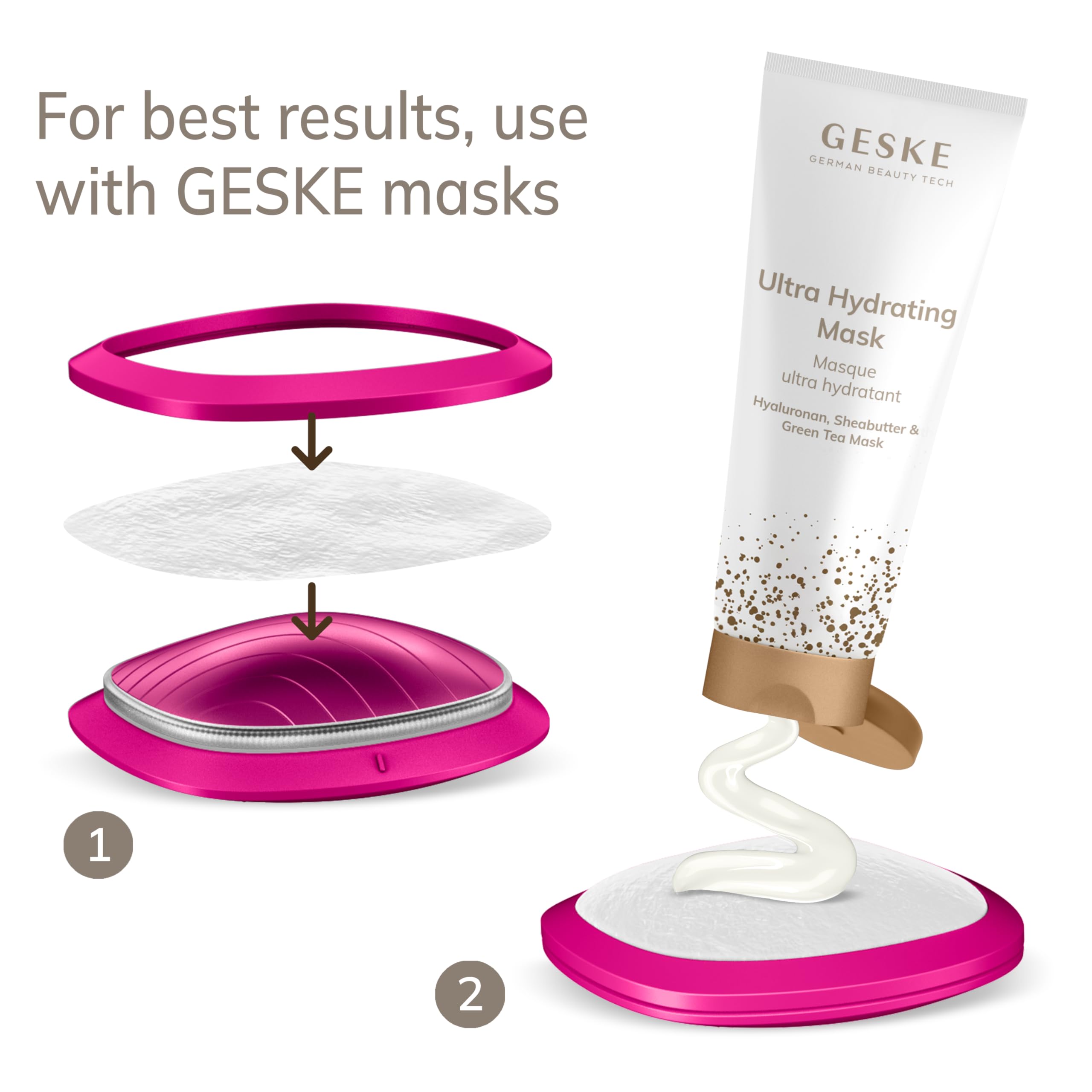 Amazon.com: GESKE SmartAppGuided™ Sonic Warm & Cool Mask | 9 in 1