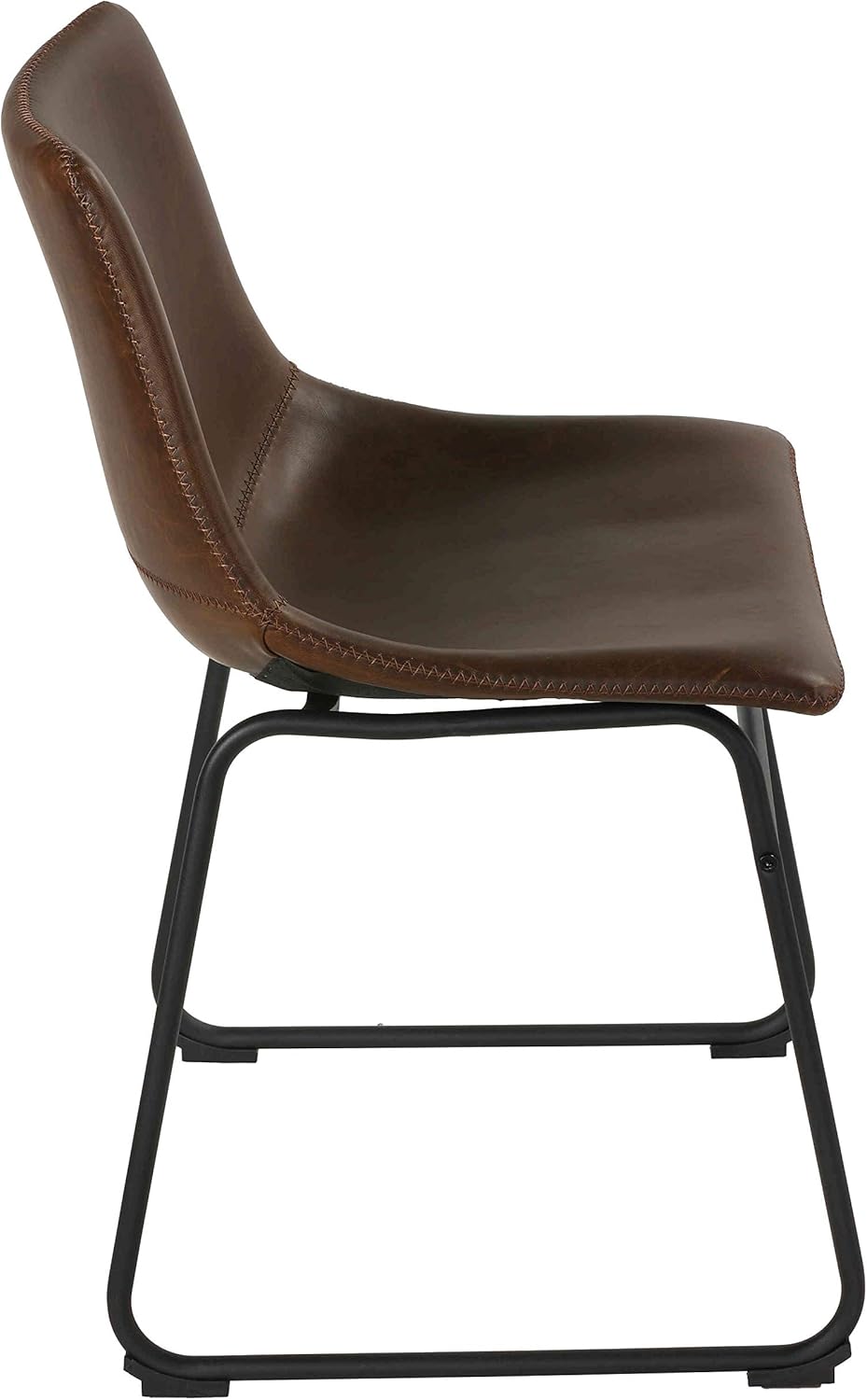 Exclusive Discount 70% Price Cortesi Home Casablanca Dining Chair in Distressed Coffee Brown Faux Leather, Set of 2 Buy 2 get 3 Cortesi Home Casablanca Dining Chair in Distressed Coffee Brown Faux Leather, Set of 2