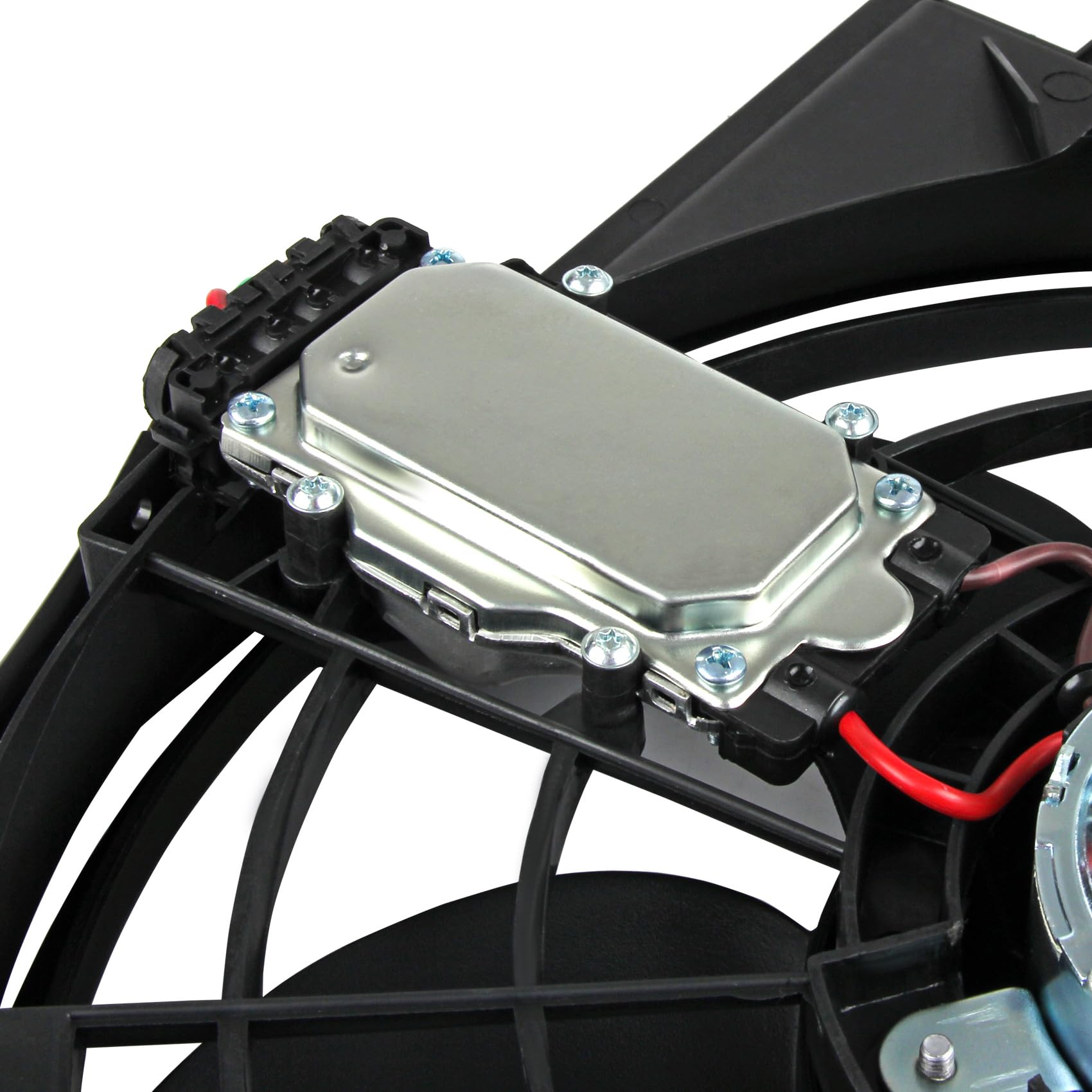 DOCAS Ventilador de refrigeración del motor 17117525508 | compatible para 3er E46 Touring 316i 318d 318i 320i 323i 325i 325xi 328i 330i Cabriolet Coupe 318Ci 320Ci 323Ci 1999-2006