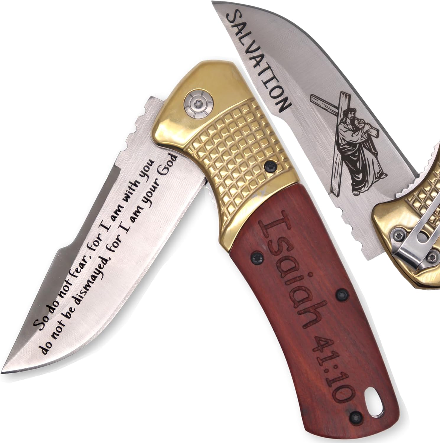 Religious Pastors Cross Gift for Men,Cool Faith Tool to Veterans,Linemen,Firefighters,Easter Holy Bible Gifts for Baptism,First Communion,Jesus Christ