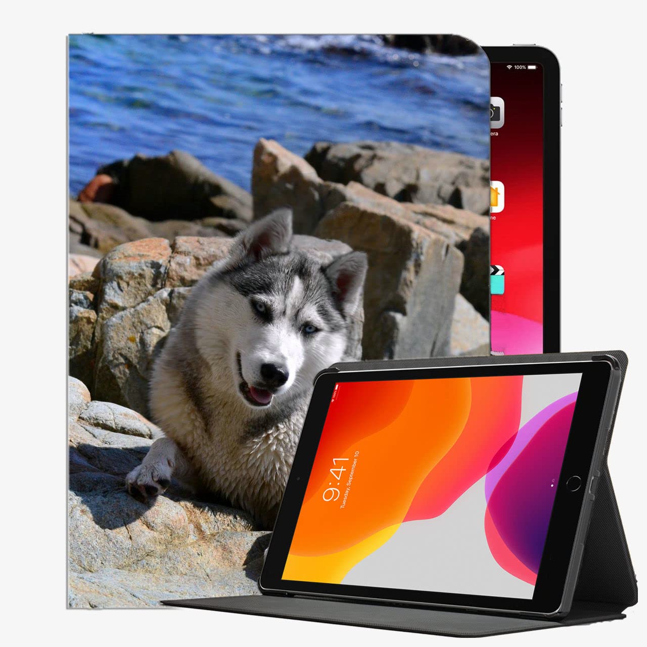 For IPad Pro 12.9 Inch 5th/4th Generation 2021 2020 2018,River Relief Mountains Case Slim Shell Cover For Ipad Pro 12.9 Inch - View #10
