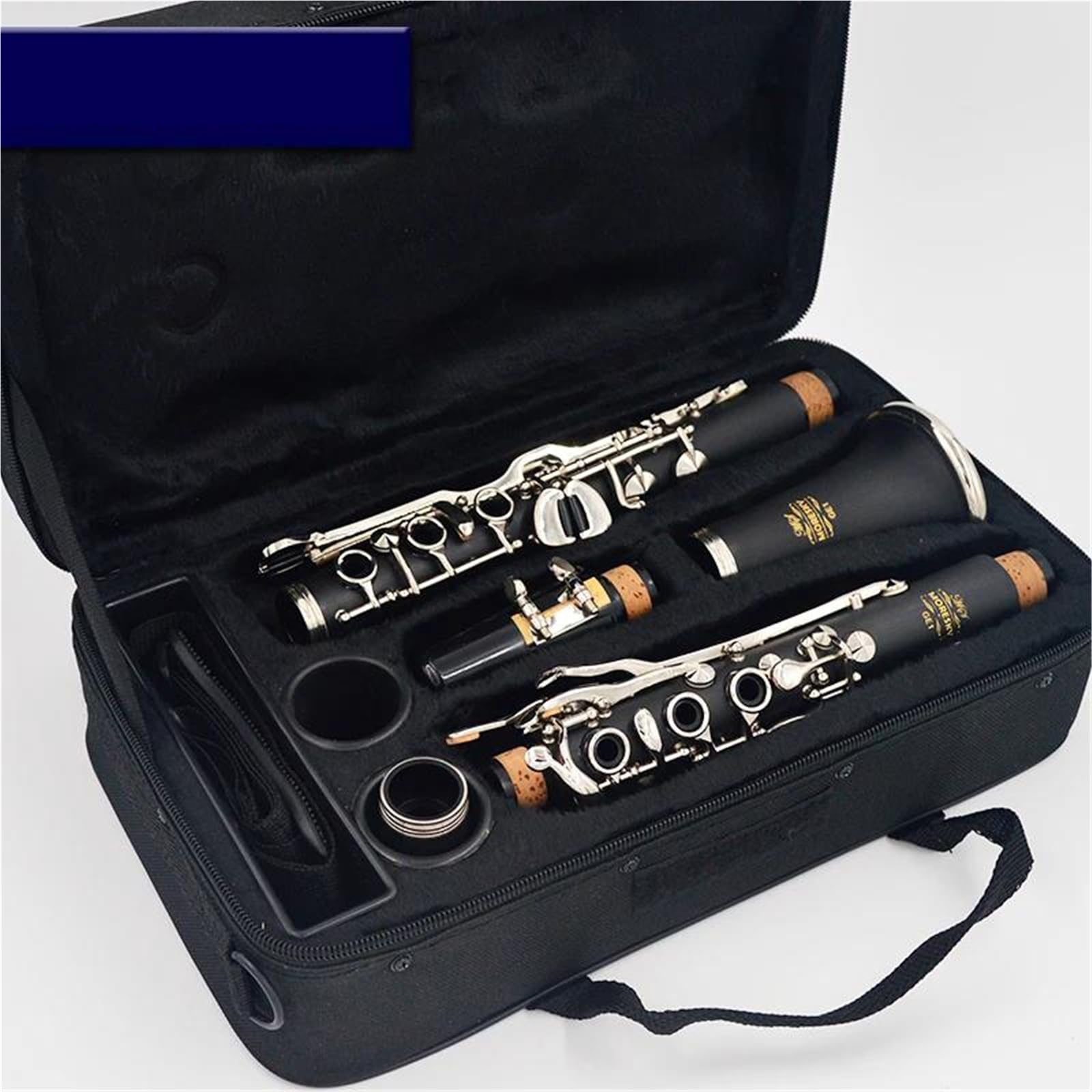 Clarinete Principiantes Clarinete De 20 Teclas | Si bemol (Bb) / Caucho duro (Ebonita)