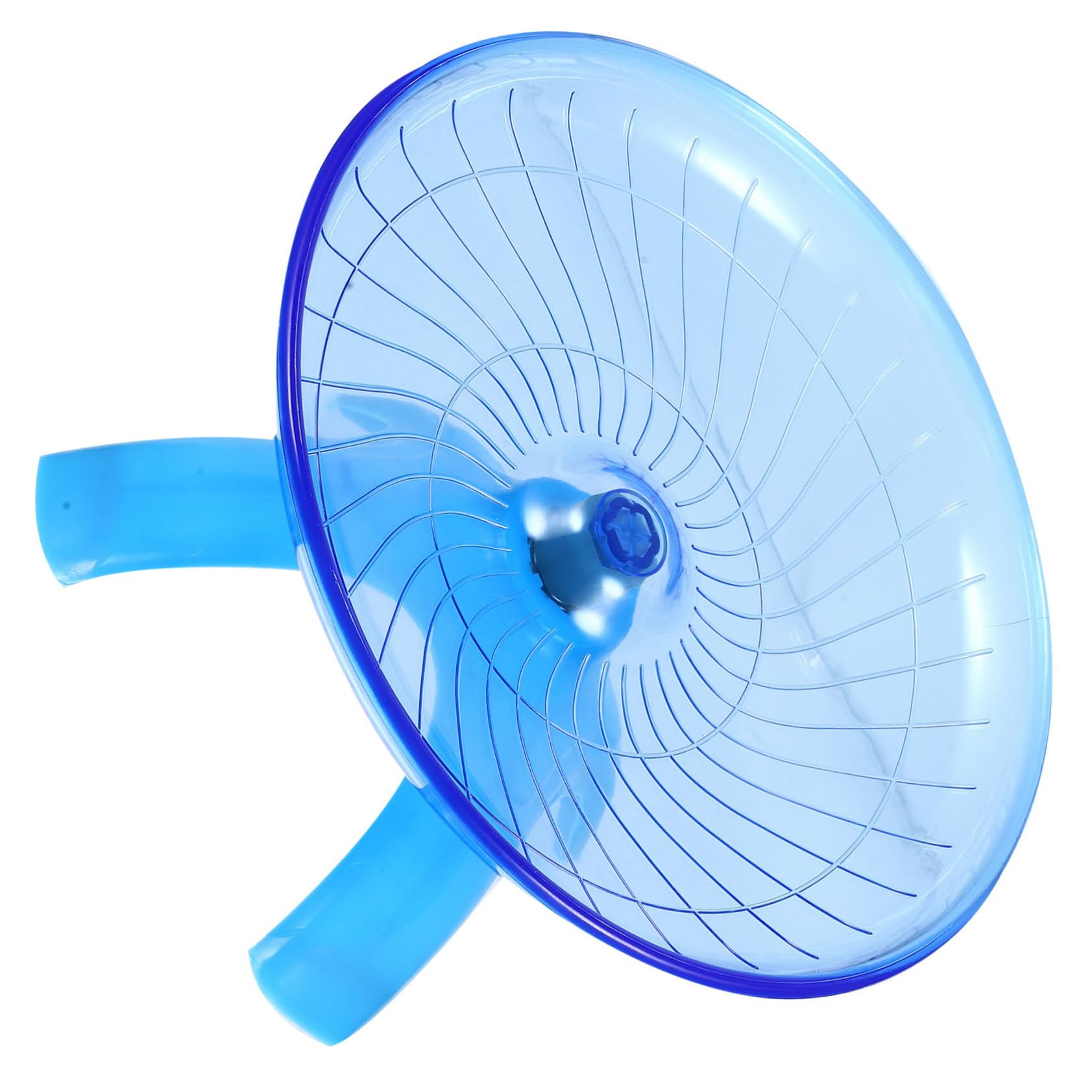 HOLIDYOYO 1Pc Hamster Flying Saucer Quiet Exercise Wheel for Hamsters Pets Treadmill Fun Running Tray for Squirrels and Gerbils