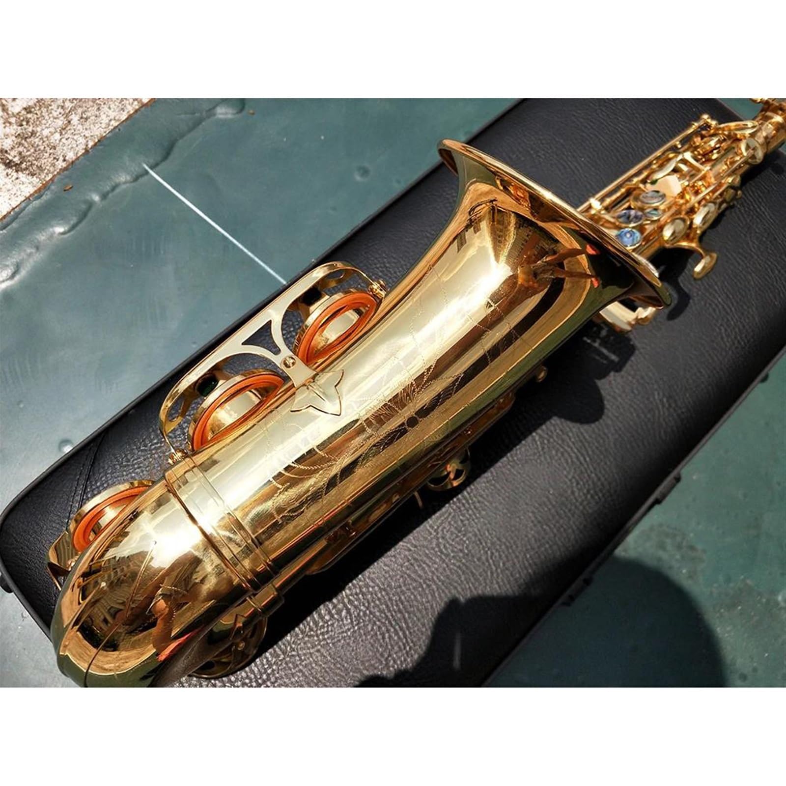 Saksofon Altowy E-flat Instrument Muzyczny Profesjonalne Wykonanie Z Ustnikiem W Obudowie profesjonalny Saksofon (Color : Cloth Case)