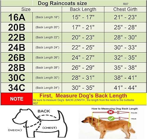 Miniatura 2 de HAPEE - Impermeable para perros grandes con capucha reflectante, chaqueta impermeable para perros
