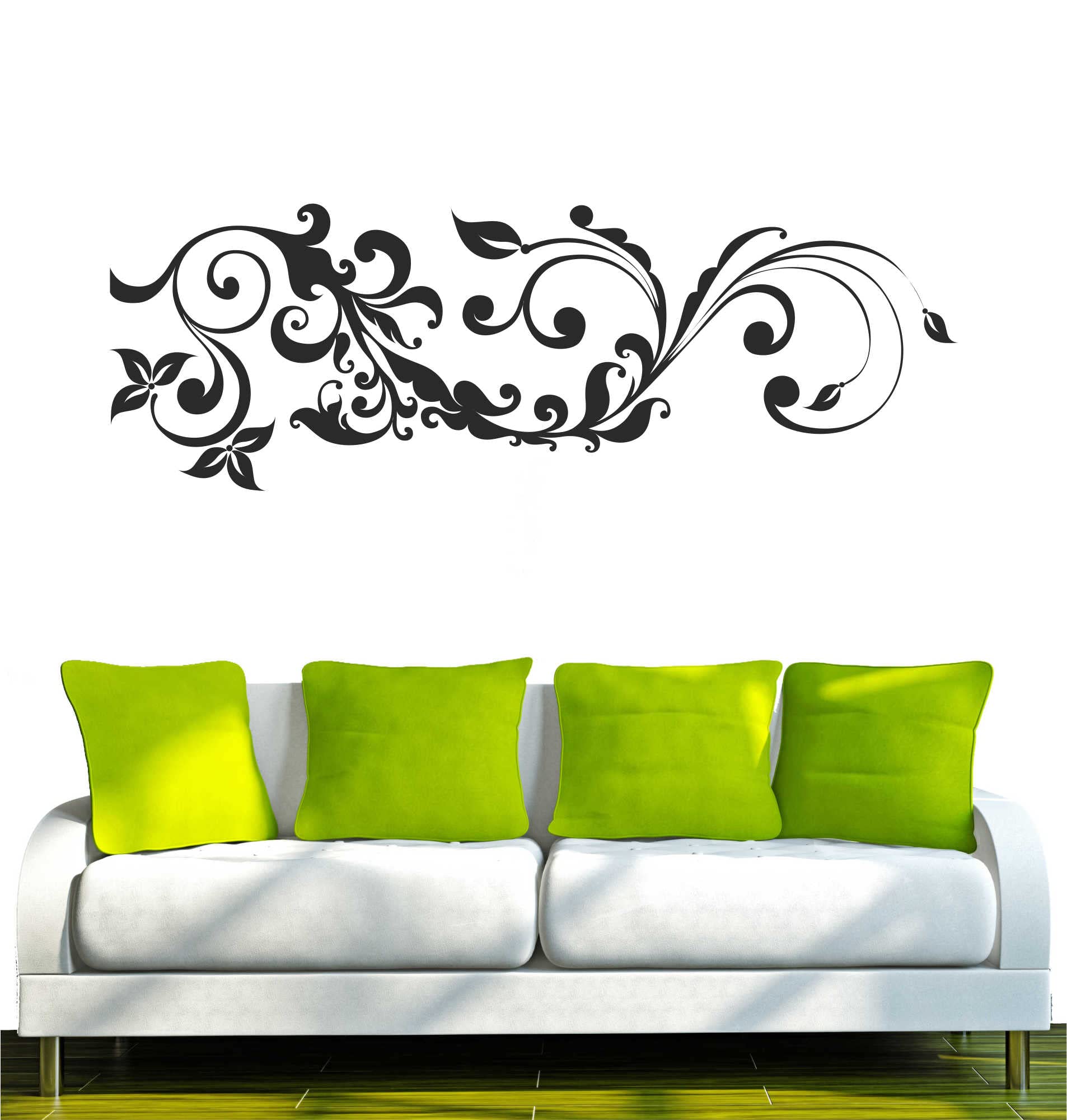 INDIGOS UG wallstick w439 flower plant wall print