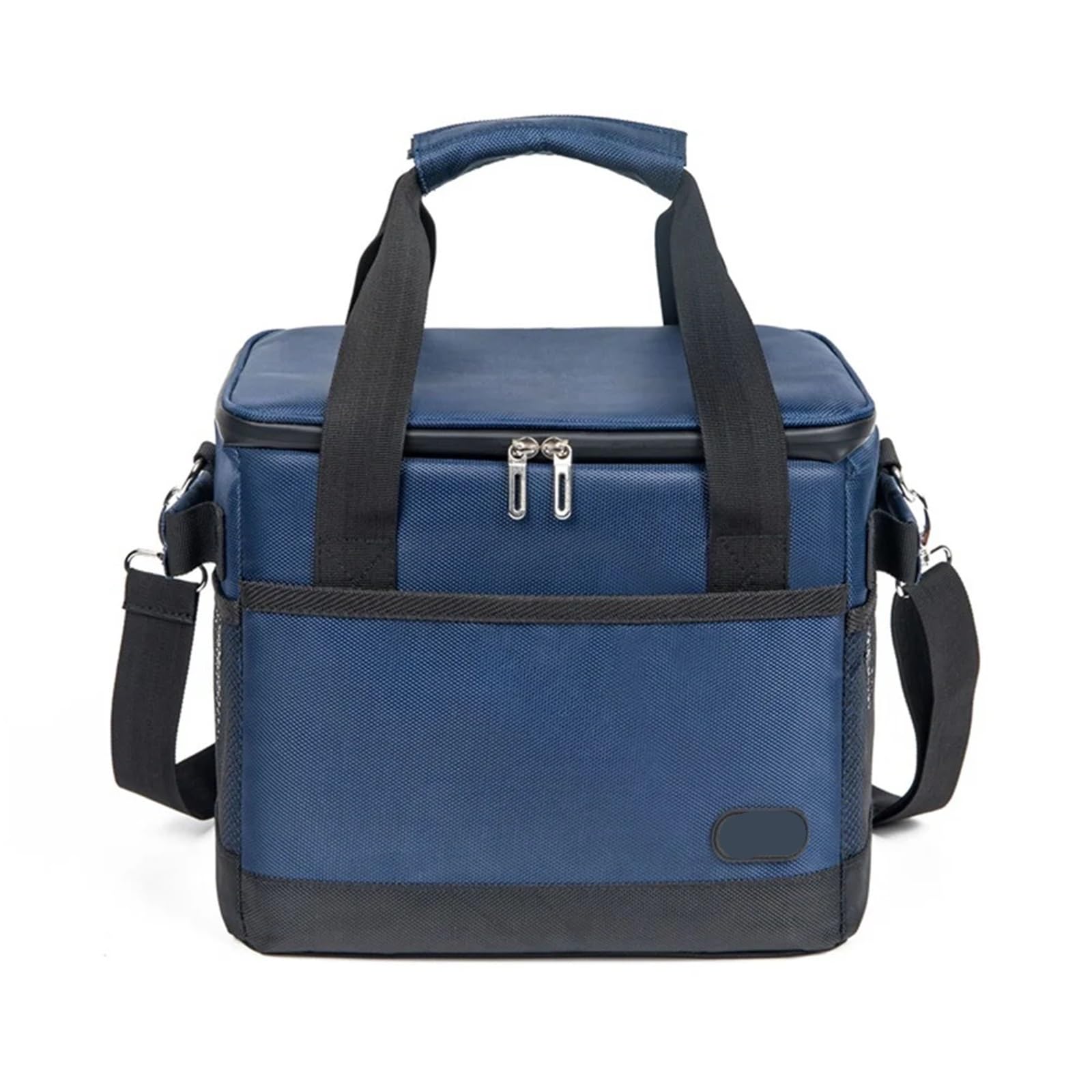 Caja refrigeradora gruesa y aumentada Fácil de transportar Aislamiento térmico a prueba de fugas Producto for exteriores Bolsa de picnic portátil Azul marino(68L)