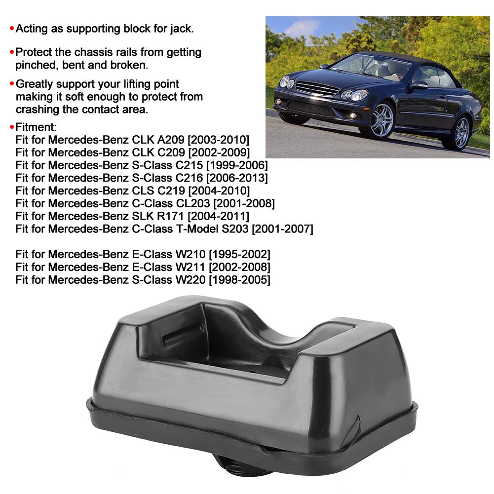 2 PZ/SET Auto Sollevamento Jack Pad Per Mercedes Benz A209 W209 W211