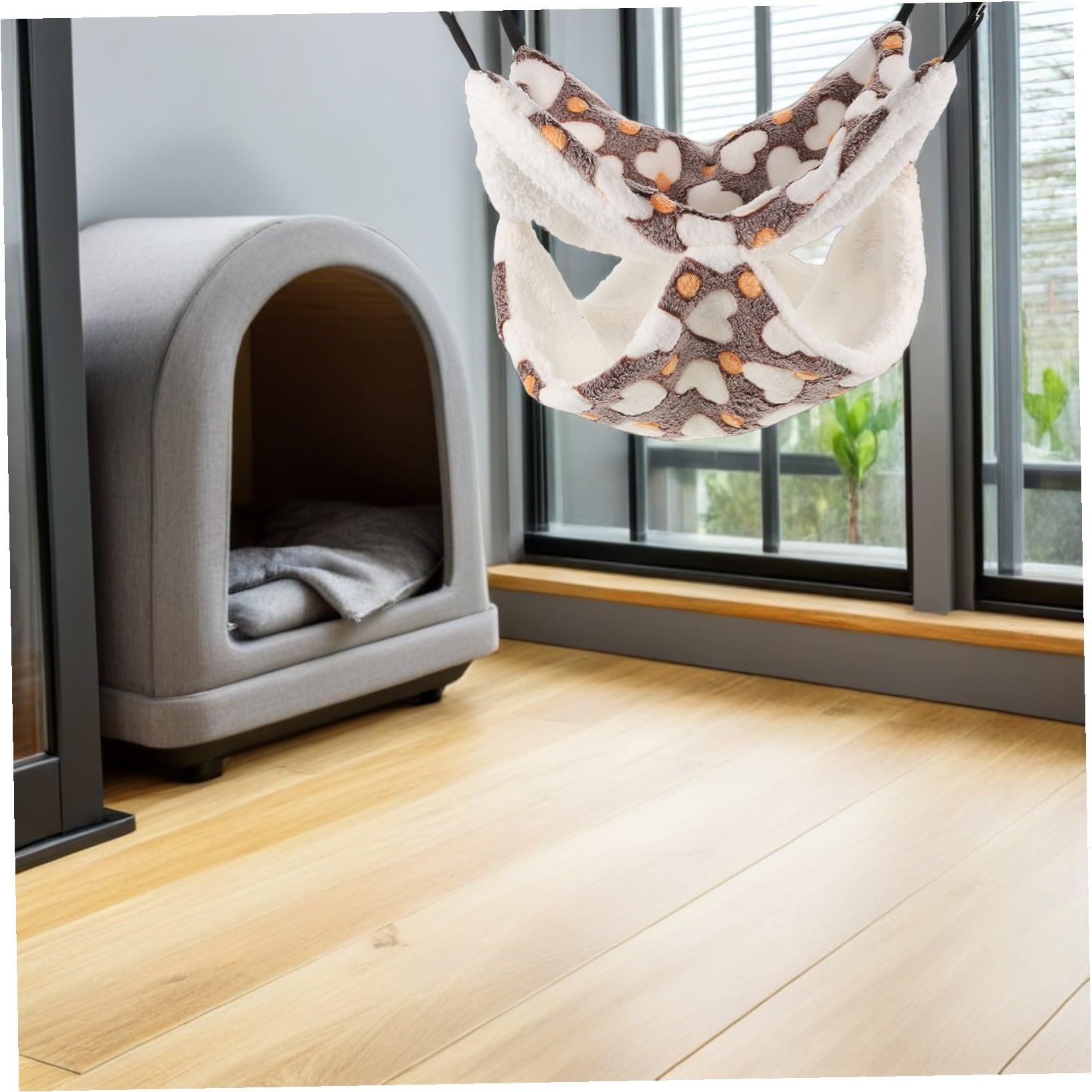 BESPORTBLE 3pezzi Nido Caldo Per Criceti Cucce Per Piccoli Animali Nascondiglio Per Criceti Capanna Calda Per Rifugio Decorativo Per Cincillà Amaca Per Topi Accessori Per Gabbie Per Furetti