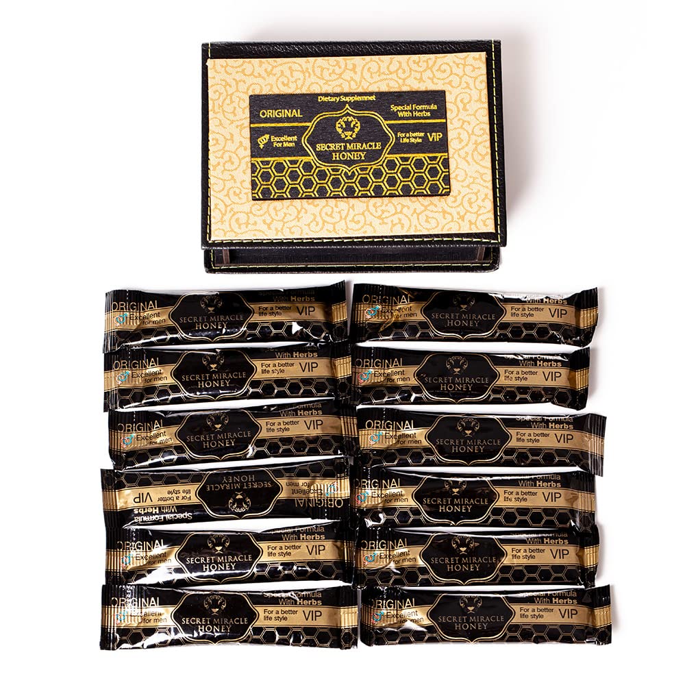 Secret Miracle Honey for Men Golden Pack VIP 12 Servings : Amazon.com.au:  Health, Household & Personal Care
