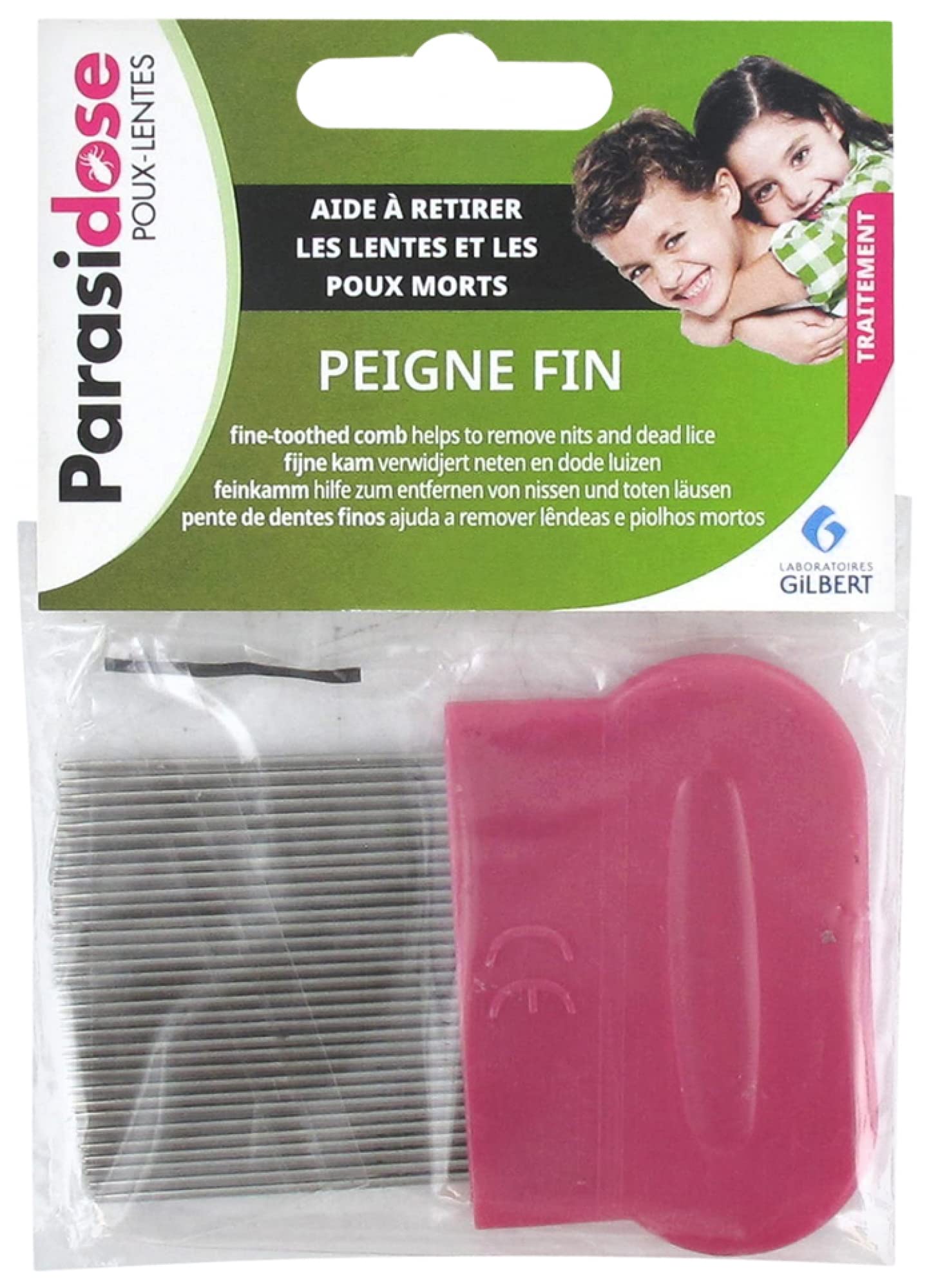 Parasidose Peigne Fin Aide à retirer les lentes et les poux