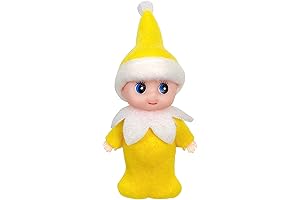 Yellow Elf on the Shelf