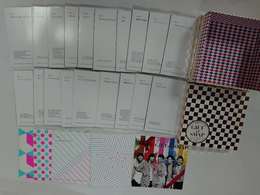 SMAP SINGLES1-25＆26-50』『GIFT of SMAP』