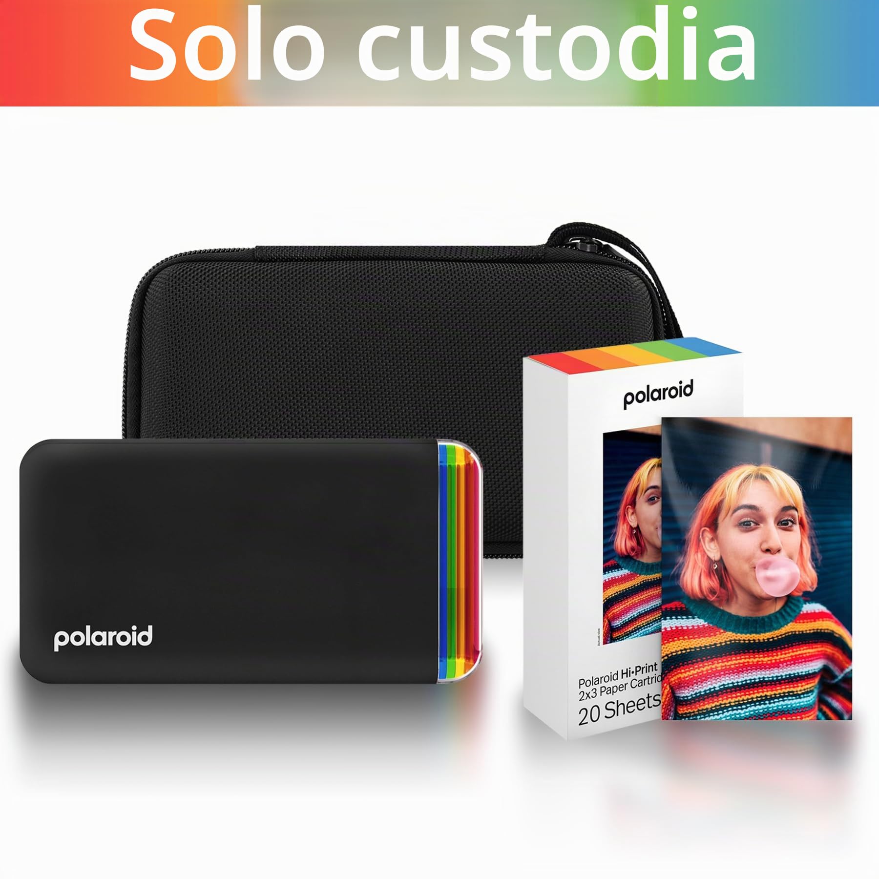 Aenllosi Custodia Dura di Stoccaggio Compatibile con i Polaroid Hi-Print - 2nd Generation Printer,Polaroid Bluetooth Stampante Borsa.(Solo Custodia)