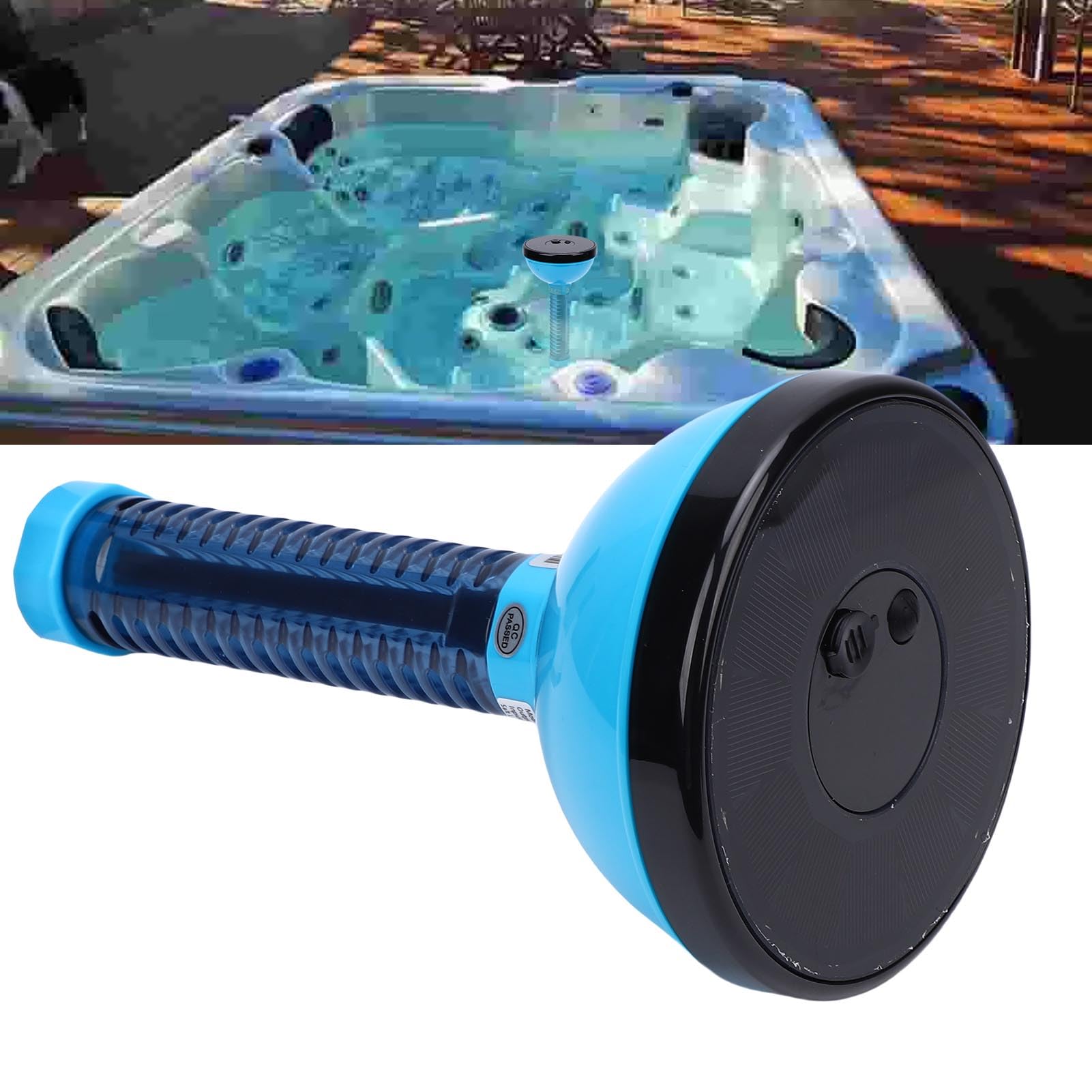 Pssopp Clorinador de Sal con Energía Solar, Generador Automatizado de Auto Limpieza con un Rango de 1000 a 3500 Ppm para el Mantenimiento de la Piscina y el SPA