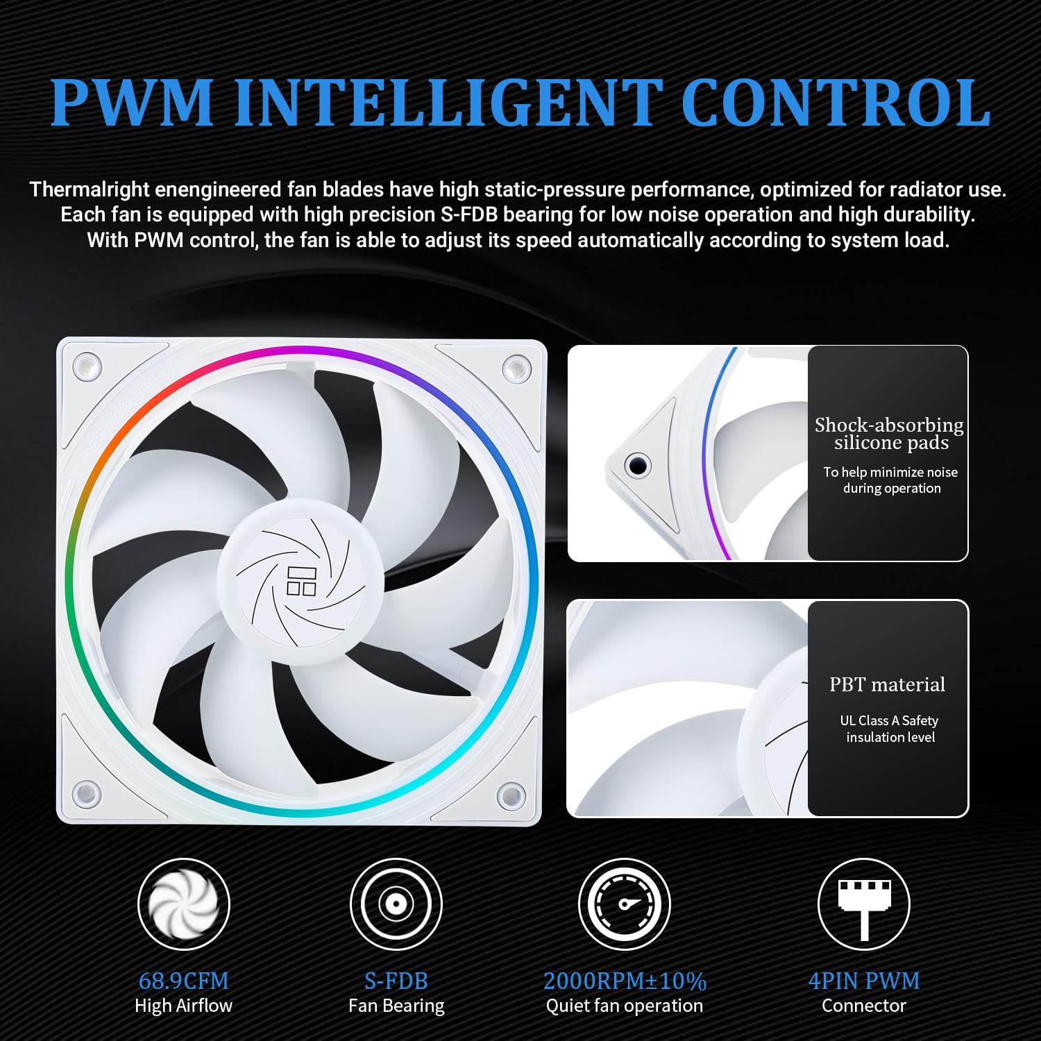 Thermalright Aqua Elite 360 Bianco ARGB V2 Refrigeratore d'acqua per CPU, 360 Aio CPU, 3 ventole TL-S12W PWM,effetto apertura ARGB, per AM4/AM5, Intel LGA115x/1200/1700/1851