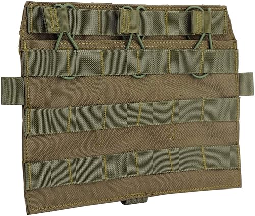 Miniatura 10 de Triple solapa plana Mag bolsa, táctico QD frontal Molle bolsa 0.219 in Revista Panel desmontable JPC AVS chaleco sistema componen