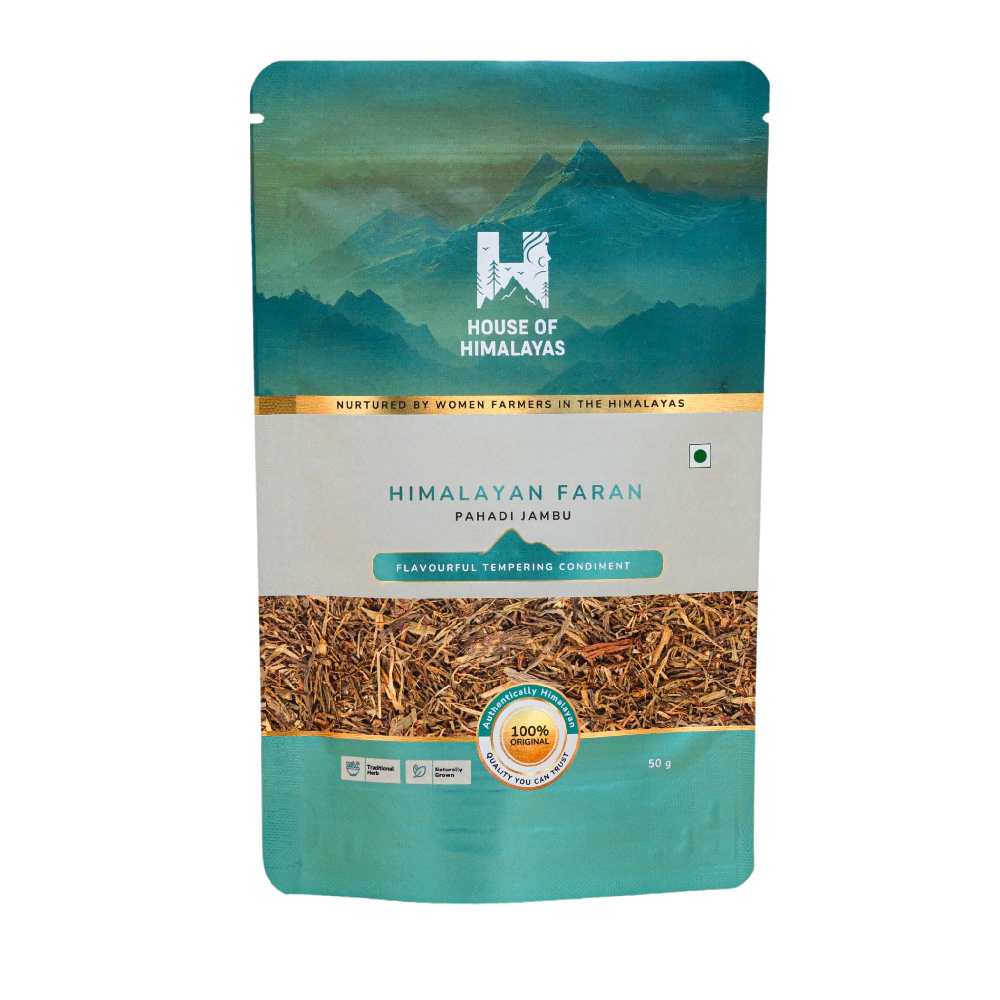 House of Himalayas - Authentic Himalayan Faran (Pahadi Jambu/Jamboo) - 50 gm - Natural Aromatic Herb |Refreshing taste| Handpicked from Uttarakhand (B0D7PNWMVB) Amazon Price History, Amazon Price Tracker