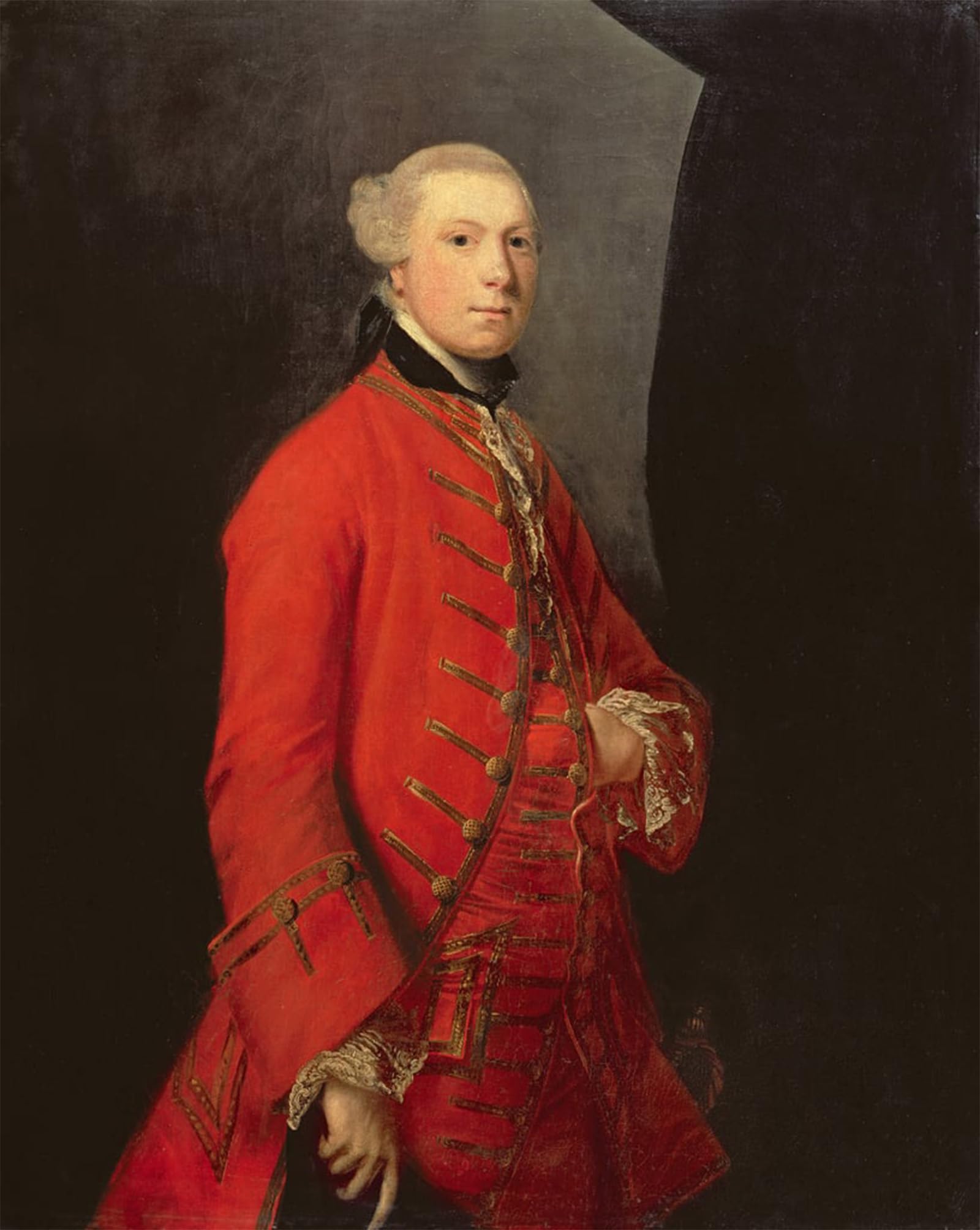 SERENDIPITP Vintage Picture Print on Canvas Wall Art Poster Portrait of Robert Shafto by Joshua Reynolds Artwork Print Poster for Wall Decor 60x90cm