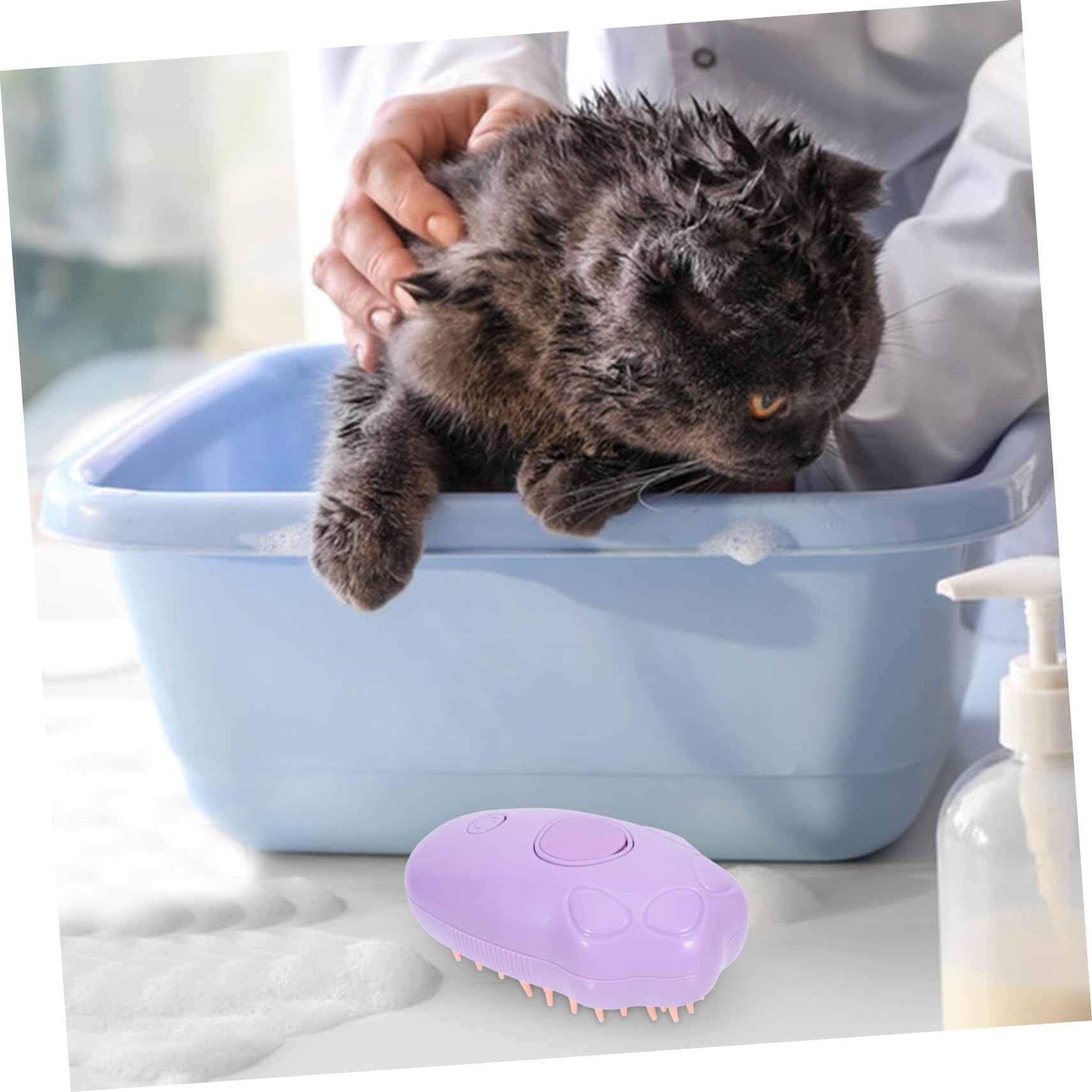 YARNOW 4 Uds Cepillo De Para Gatos Cepillo Para Perros Para El Cuidado Eléctrico De Baño Para Mascotas De Para Mascotas Eléctrico Para El Pelo De