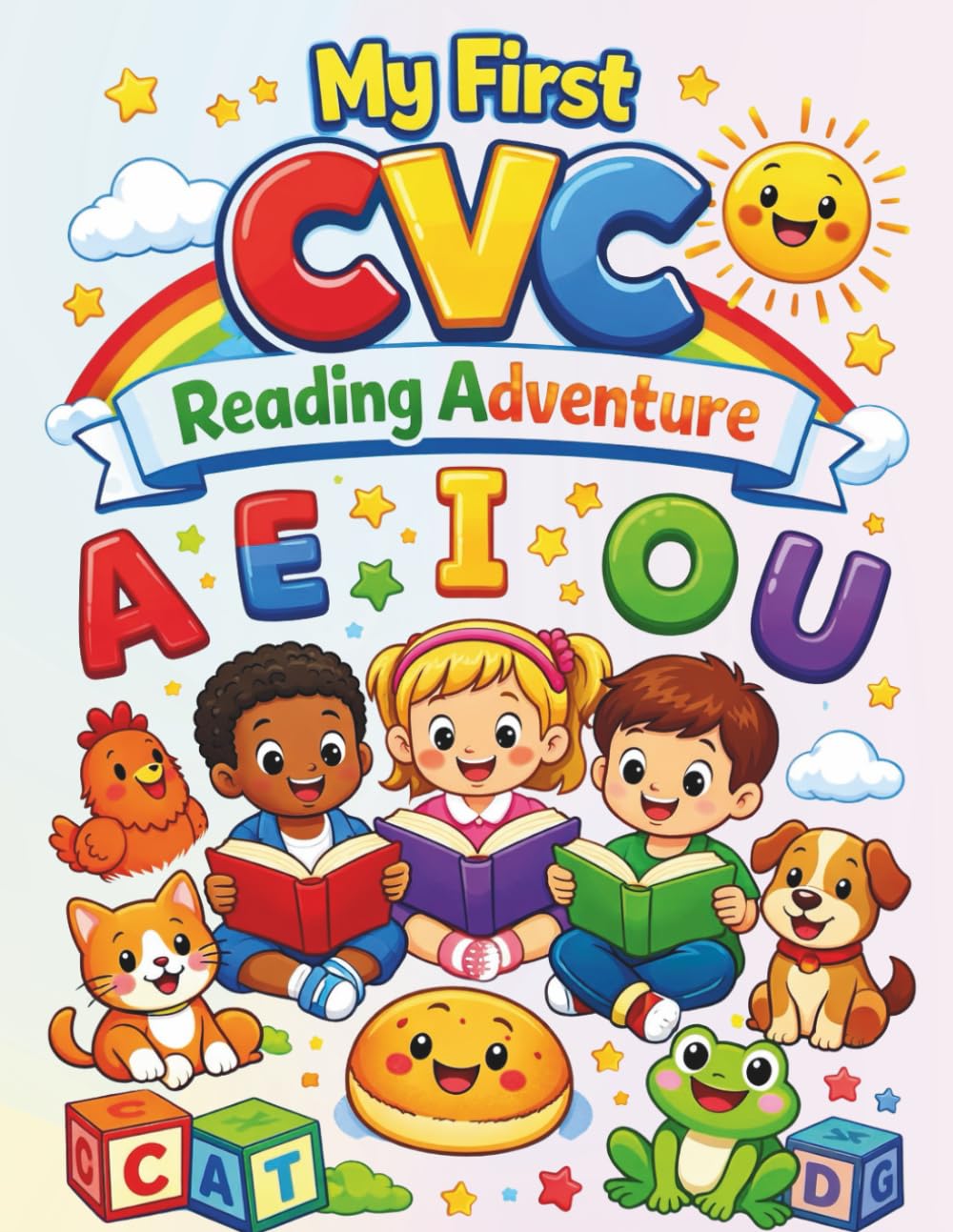 My First CVC Reading Adventure: Fun Phonics Activities for Kids Learning English