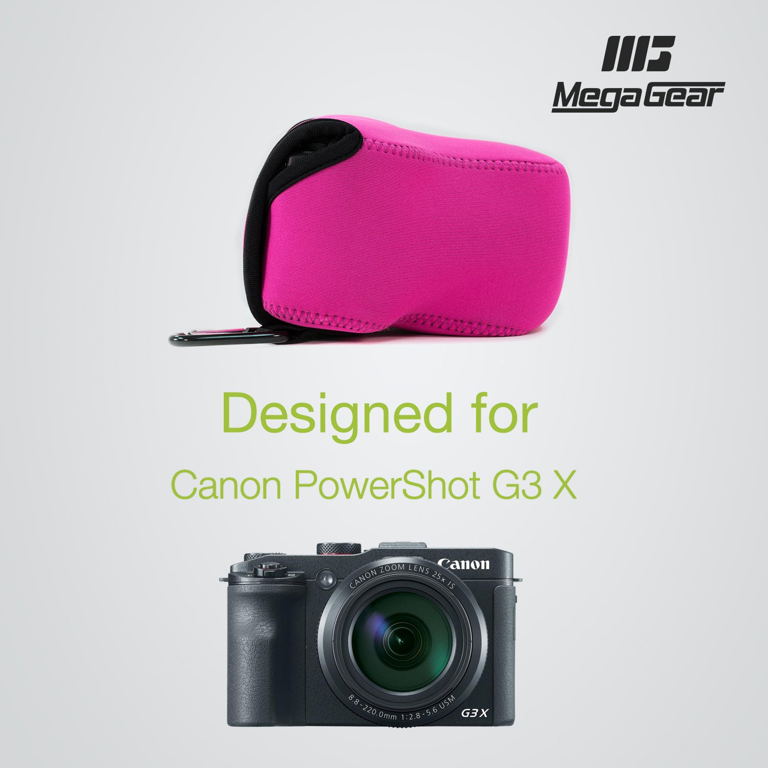 Amazon.co.jp: MegaGear Canon PowerShot G3X 超軽量 ネオプレン