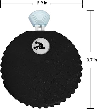 Date Night Decision Dice, Mechanical Spinning Wheel Dice, Date Idea Generator, 6 Options, 3x3.5 Inches Smooth Spinning, Portable Valentine's Gift(Black)