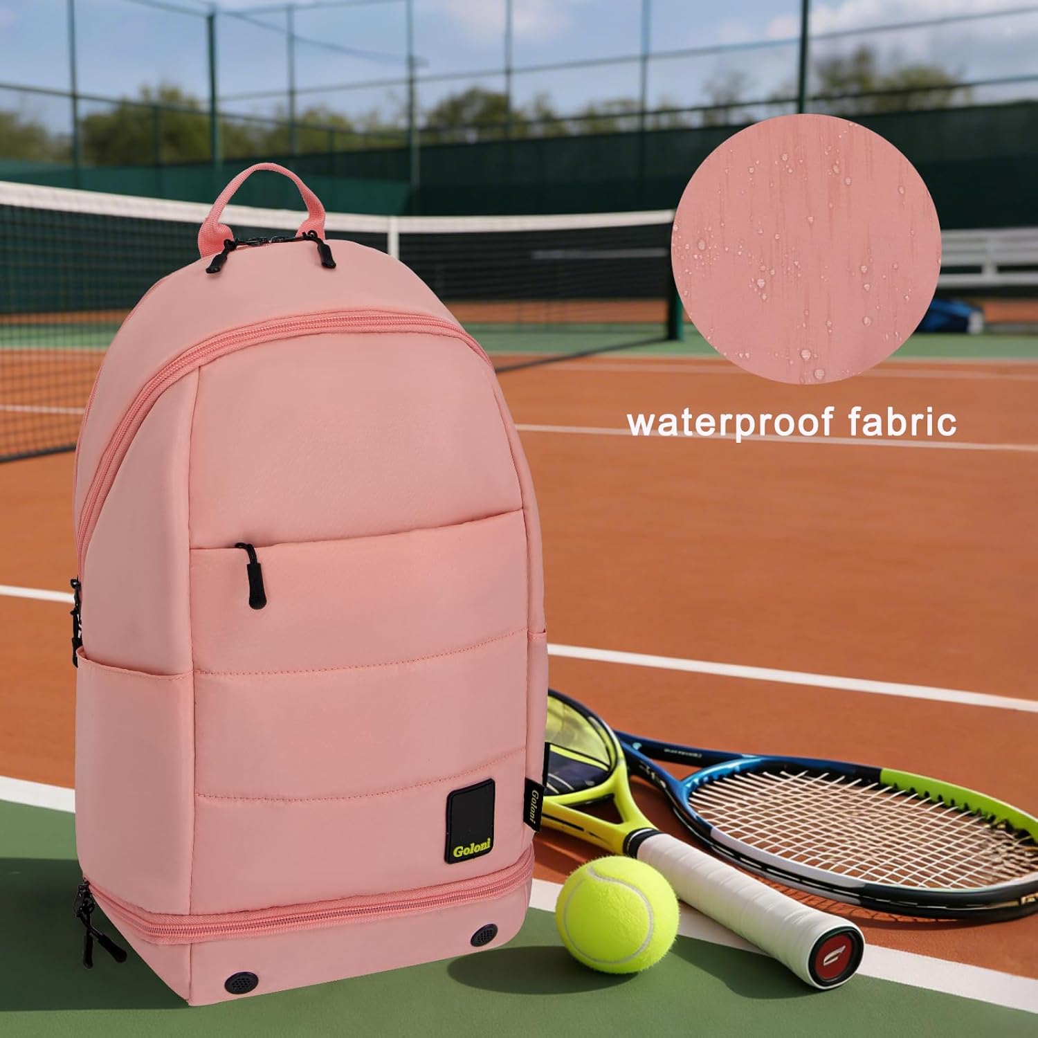 Goloni Tennis Backpack - Professional Tennis Bag for Men & Women