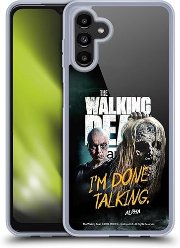 Head Case Designs AMC The Walking Dead Alpha Season 9 - Funda de gel con licencia oficial [protección de grado militar] compatible con Samsung