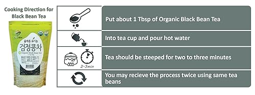 Vista 4 de McCabe Té de arroz integral orgánico, té de arroz integral tostado coreano, rico en fibras y minerales, certificado orgánico USDA y CCOF, producto