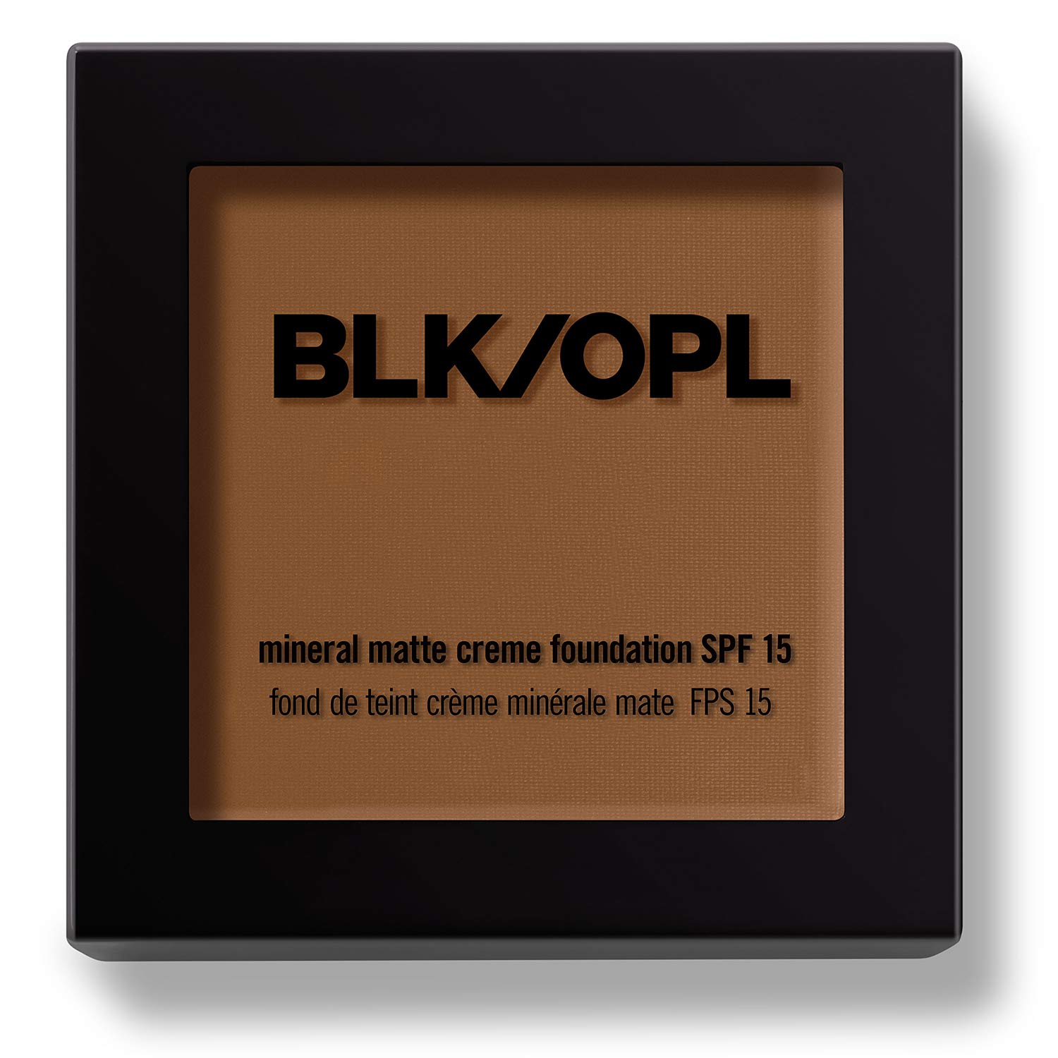 BLK/OPL Mineral Matte Crème Powder Foundation SPF 15, Amber — enriched with aloe and Vitamins C & E, cruelty-free