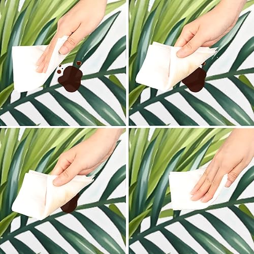 Vista 46 de Cardinal Bird - Mantel redondo ajustable con borde elástico de 36 a 42 pulgadas, mantel redondo elástico, impermeable, lavable, mantel circular