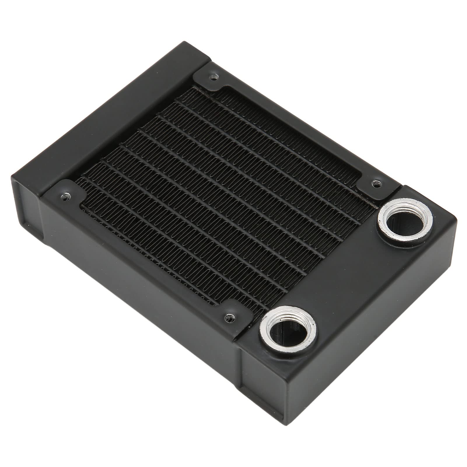 Radiatore Raffreddato Ad Acqua UPC, Tubo a 8 File con Filettatura G1/4 (80 Mm) Radiatore a Tubi di Rame a Doppia Ad Alta Densità, Kit Scambiatore di Calore Liquido di