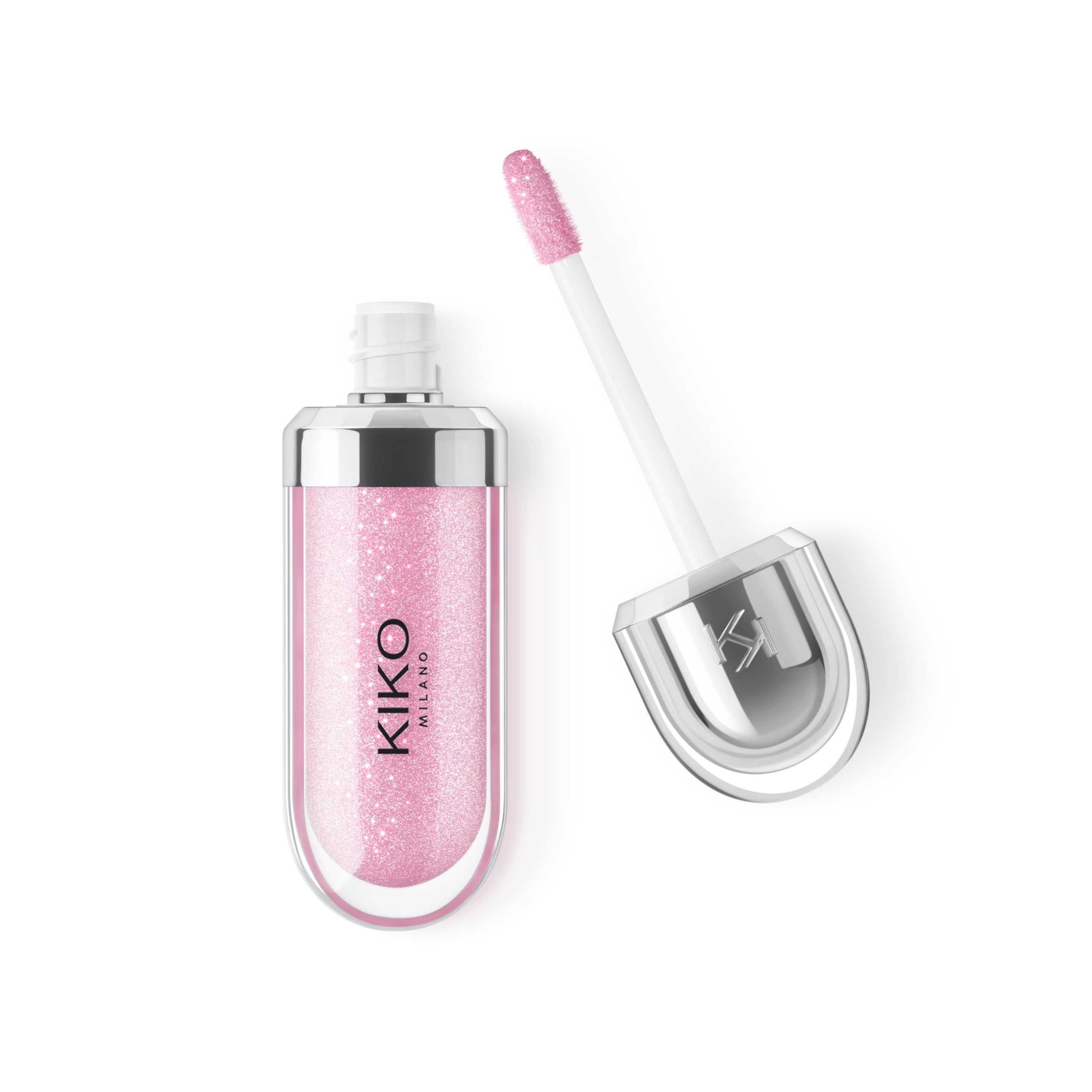 KIKO MILANO - 3d Hydra Lip Gloss 05 Softening Lipgloss for a 3D look | Pearly Pink Color | Non-Comedogenic | Professional Makeup | Made in Italy