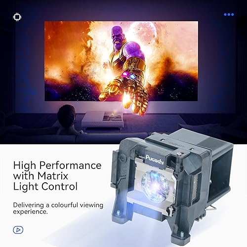 Miniatura 22 de ET-LAA410 Bombilla de repuesto para proyector de alta calidad con carcasa para proyector Panasonic PT-AE8000U PT-AE8000 PT-AT6000E PT-AT6000 Naranja