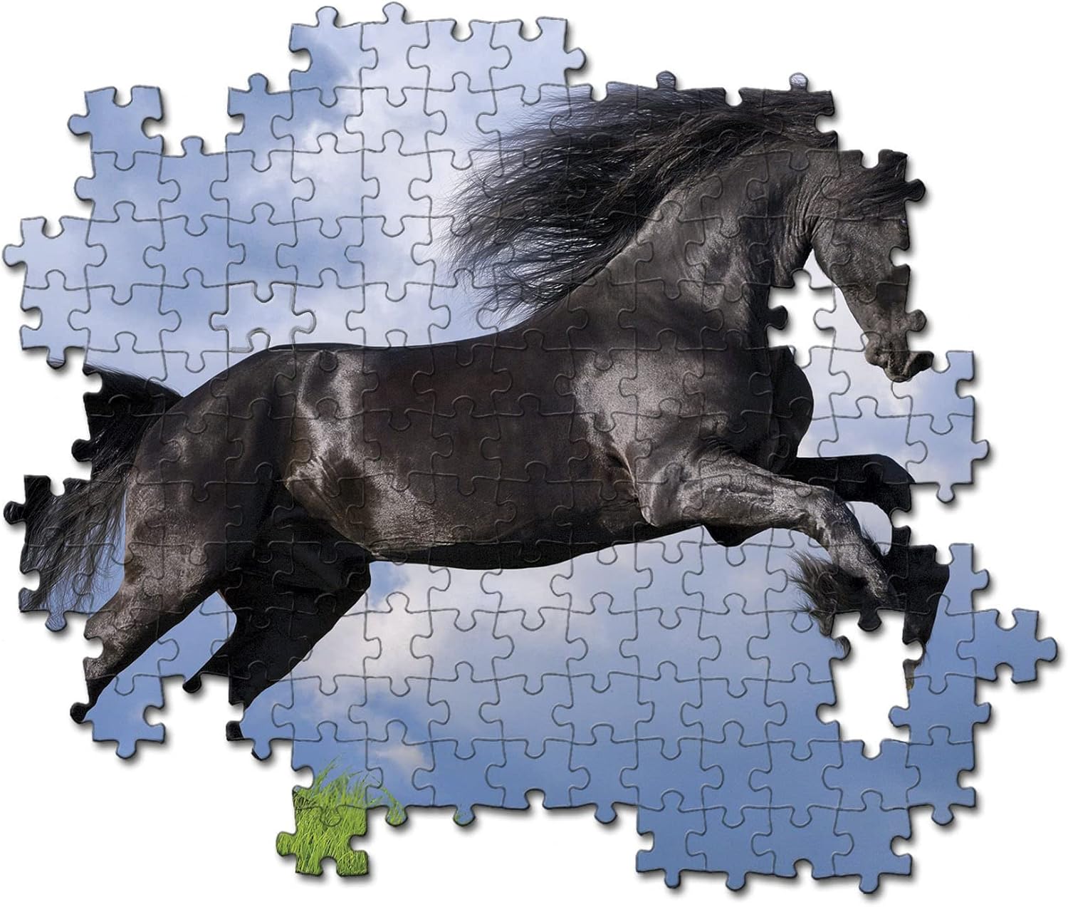 Clementoni Fresian Black Horse 500 Piece Jigsaw Puzzle for Adults