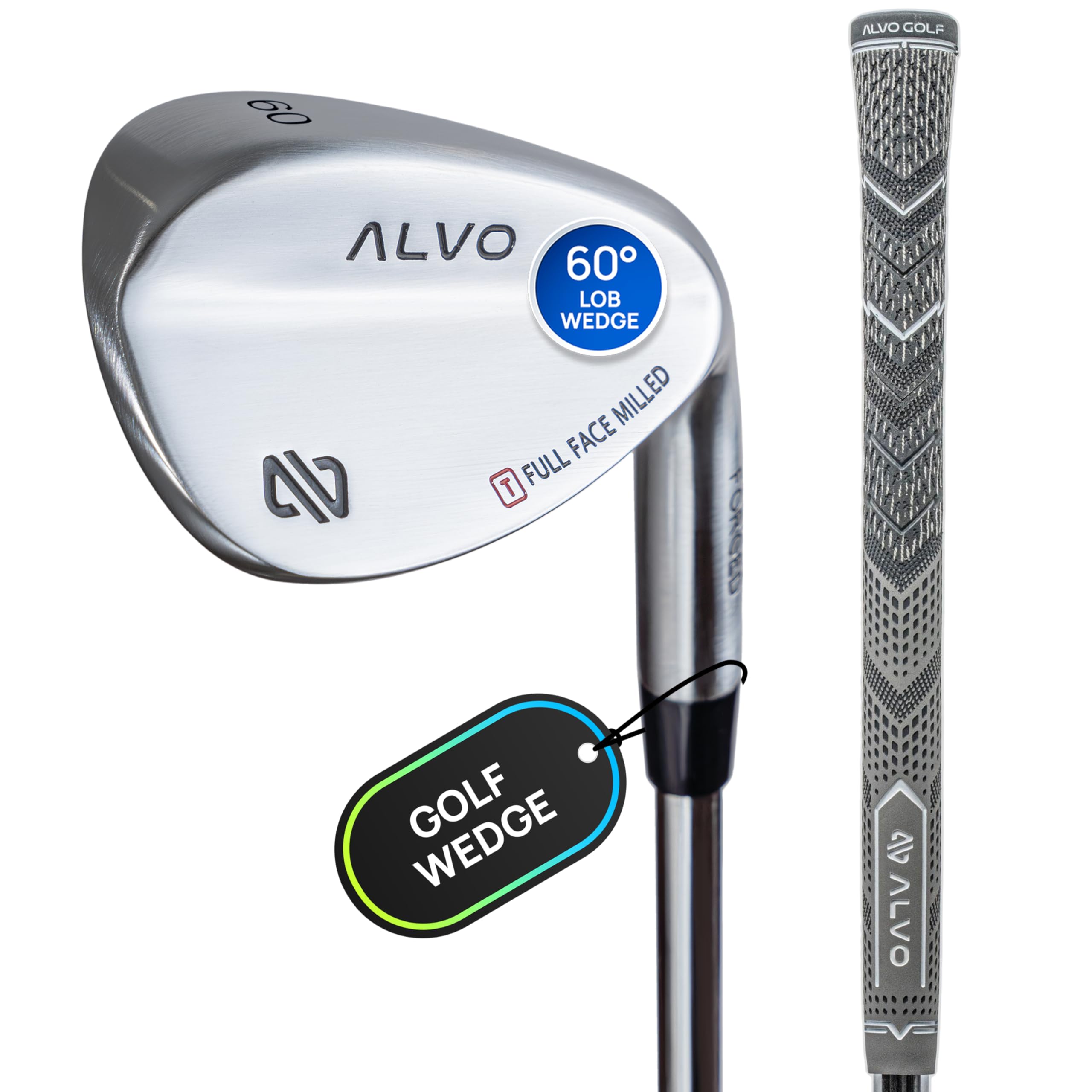 Pro Full Face Golf Wedges for Men, 52/56/60 Degree - Right Hand CNC Milled Spin Wedges with Precision, Forgiveness - Pitching Wedge, Gap Wedge, Sand Wedge, Lob Wedge, wedge set - Set/Singles