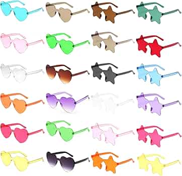 Occhiali Trasparenti Party 12 Paia Occhiali Da Festa Colorati A