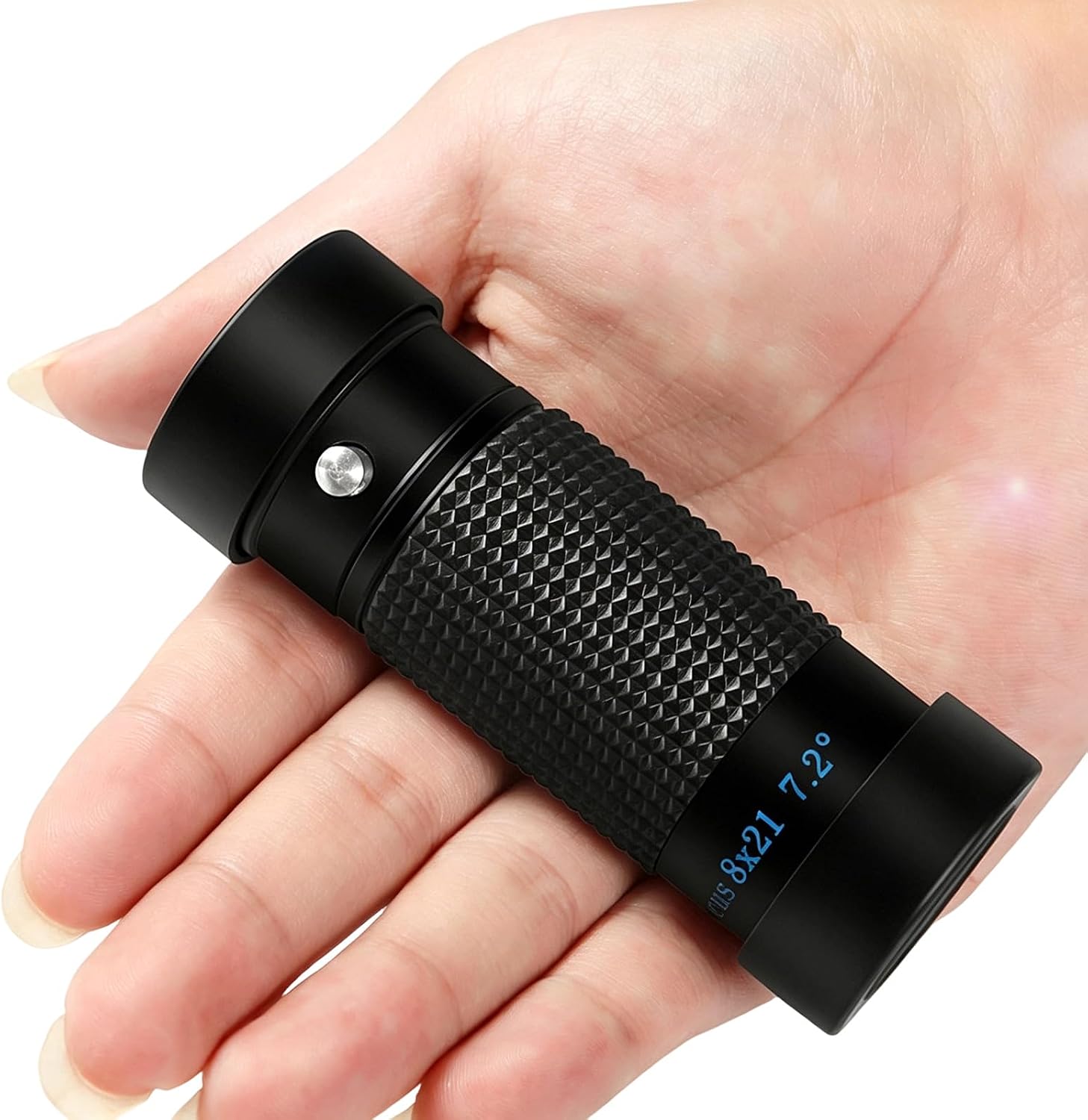Portable Monocular Foldable Design Adjustable Eyepiece for Hiking Birding Travel Pocket