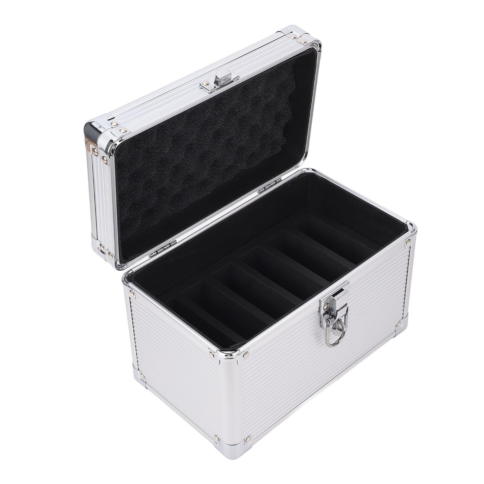 CASO CD DVD Custodia a prova d'acqua Porta portatile nera Organizzare in modo efficiente 6 slot per l'ufficio di viaggio domestico