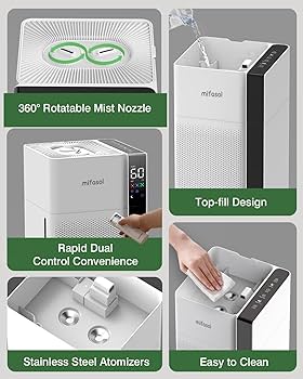 Amazon.com: mifasol Humidifier Large Room, 5.3Gal/20L Whloe House Amazon.com: mifasol Humidifier Large Room, 5.3Gal/20L Whloe House